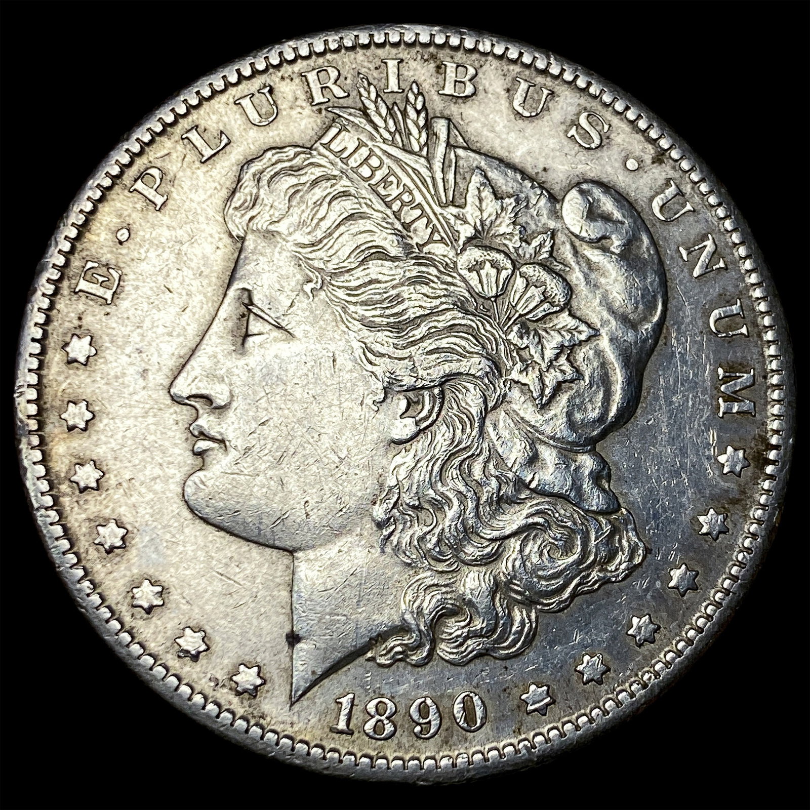 1890-S Silver Morgan Dollar CLOSELY UNCIRCULATED (1 of 2)