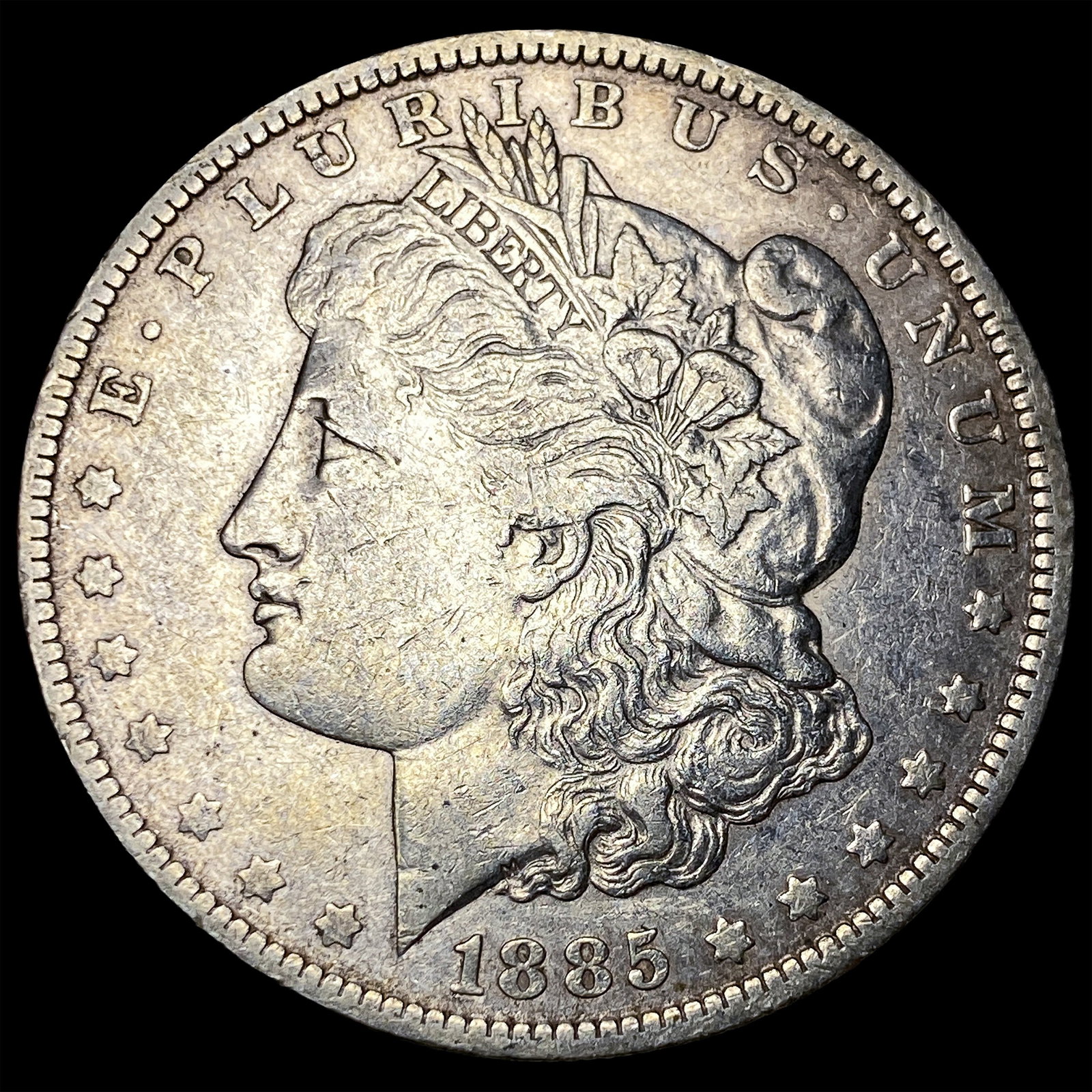1885-O Silver Morgan Dollar NEARLY UNCIRCULATED: 1885-O Silver Morgan Dollar NEARLY UNCIRCULATED