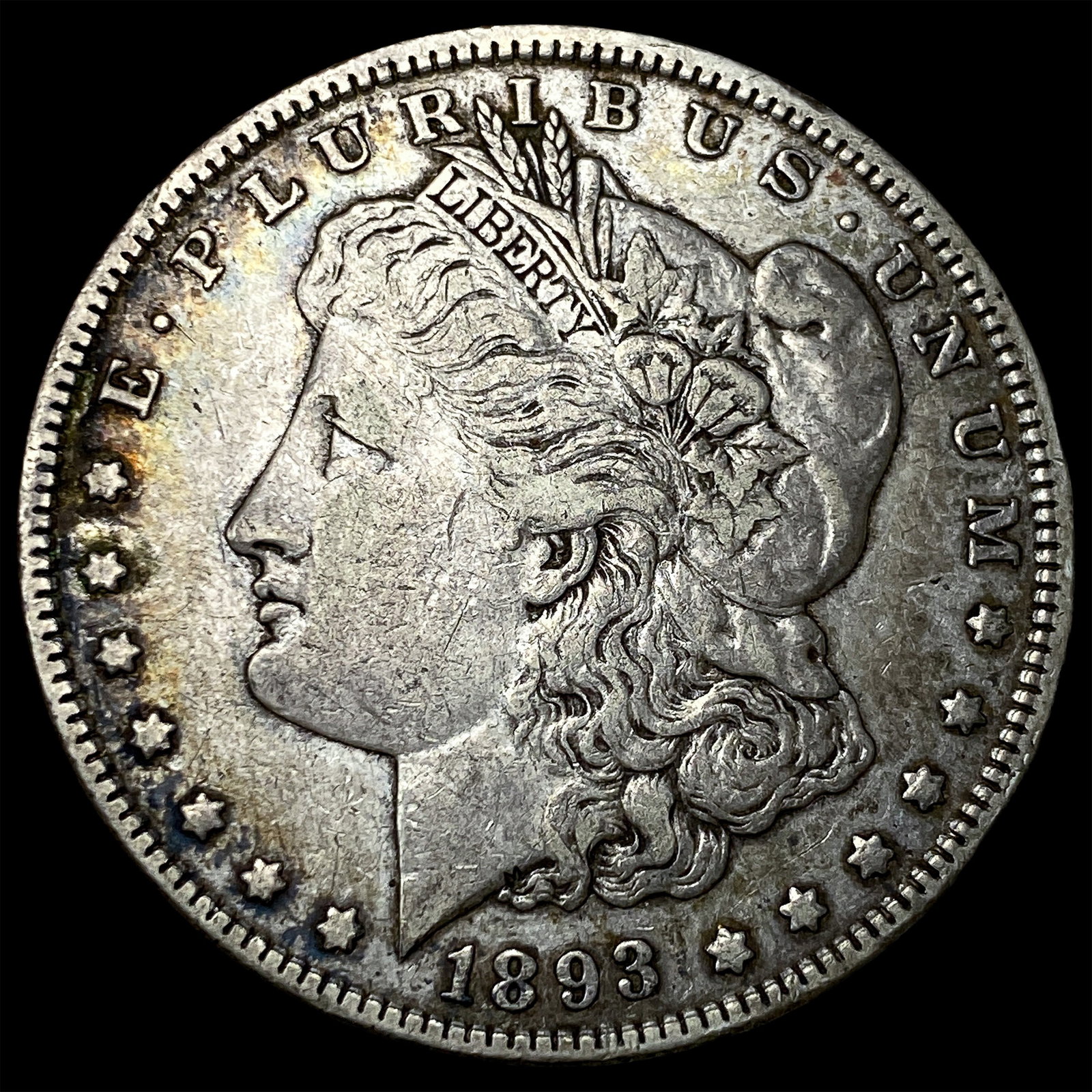 1893 Silver Morgan Dollar NEARLY UNCIRCULATED: 1893 Silver Morgan Dollar NEARLY UNCIRCULATED