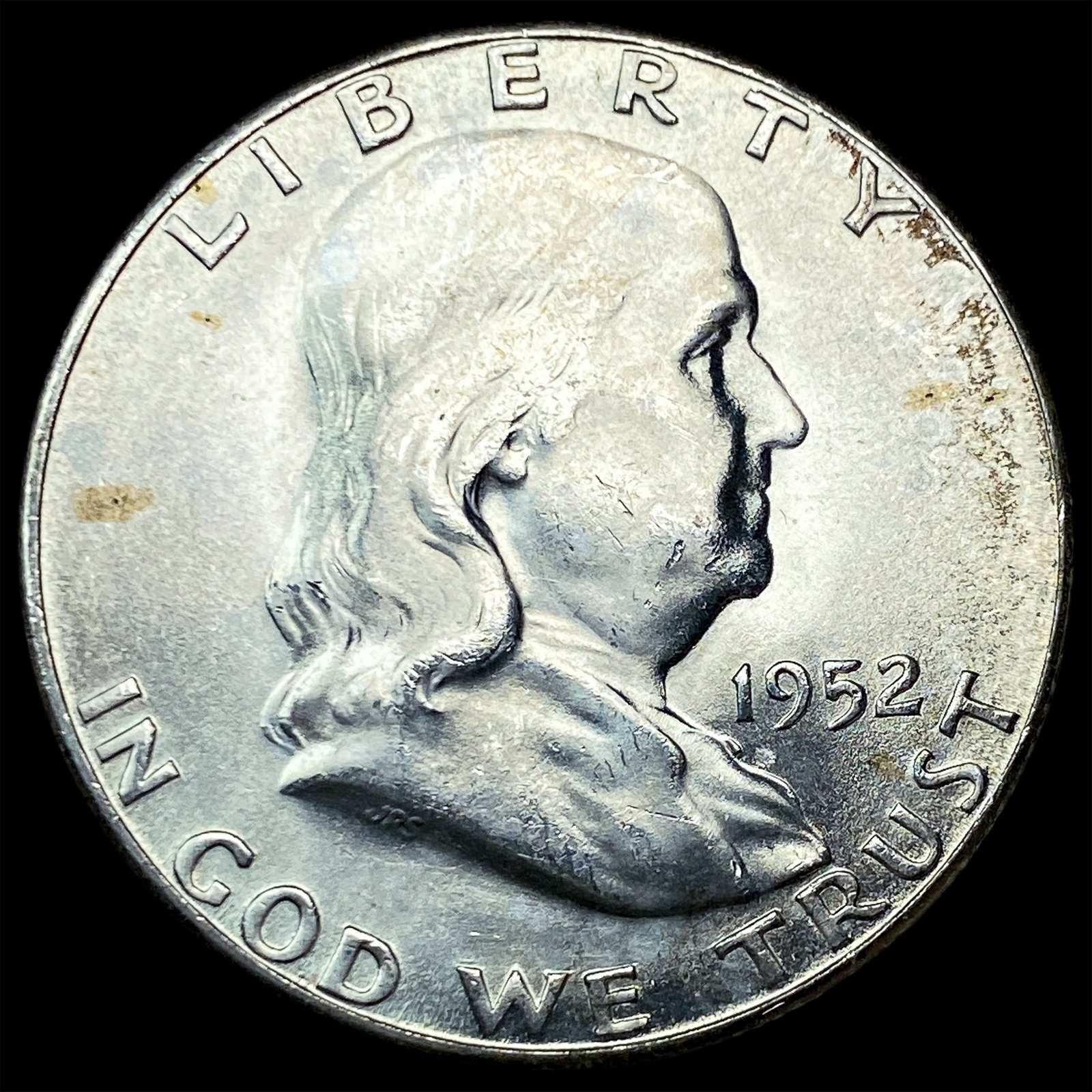 1952-S Silver Half Dollar Franklin CHOICE BU (1 of 2)