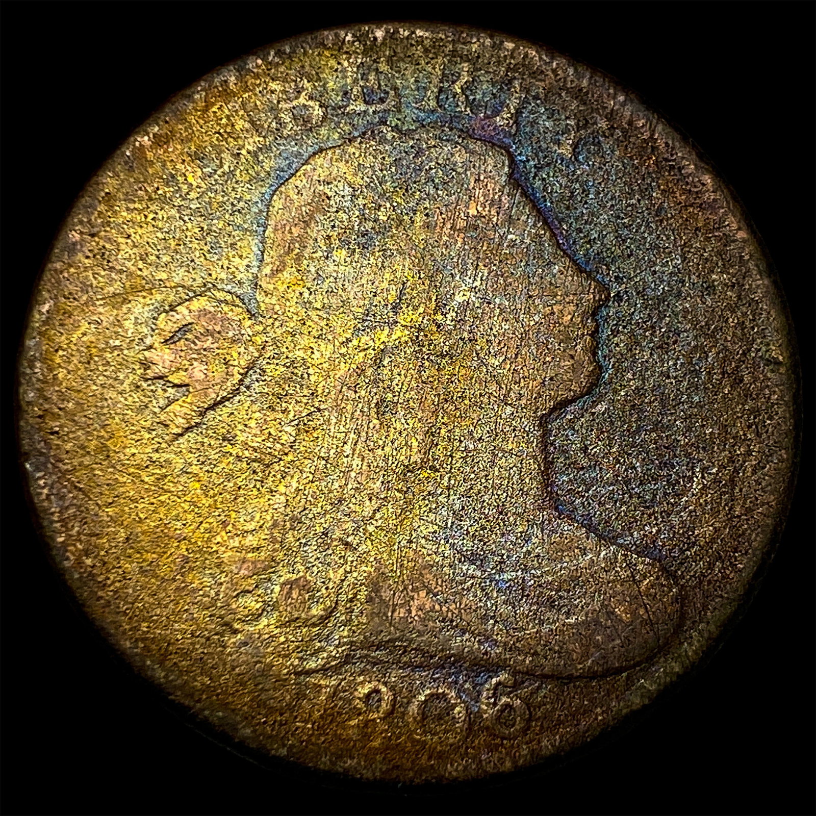1806 Draped Bust Large Cent NICELY CIRCULATED (1 of 2)