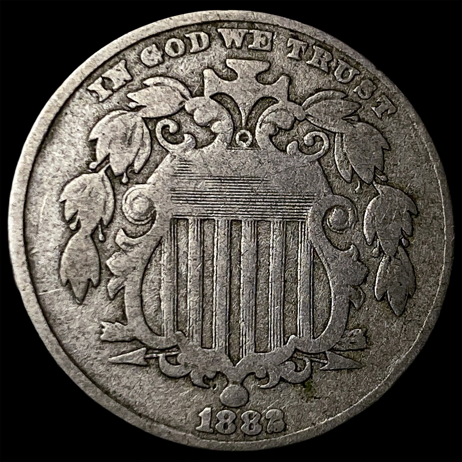 1883 Shield Nickel LIGHTLY CIRCULATED: 1883 Shield Nickel LIGHTLY CIRCULATED