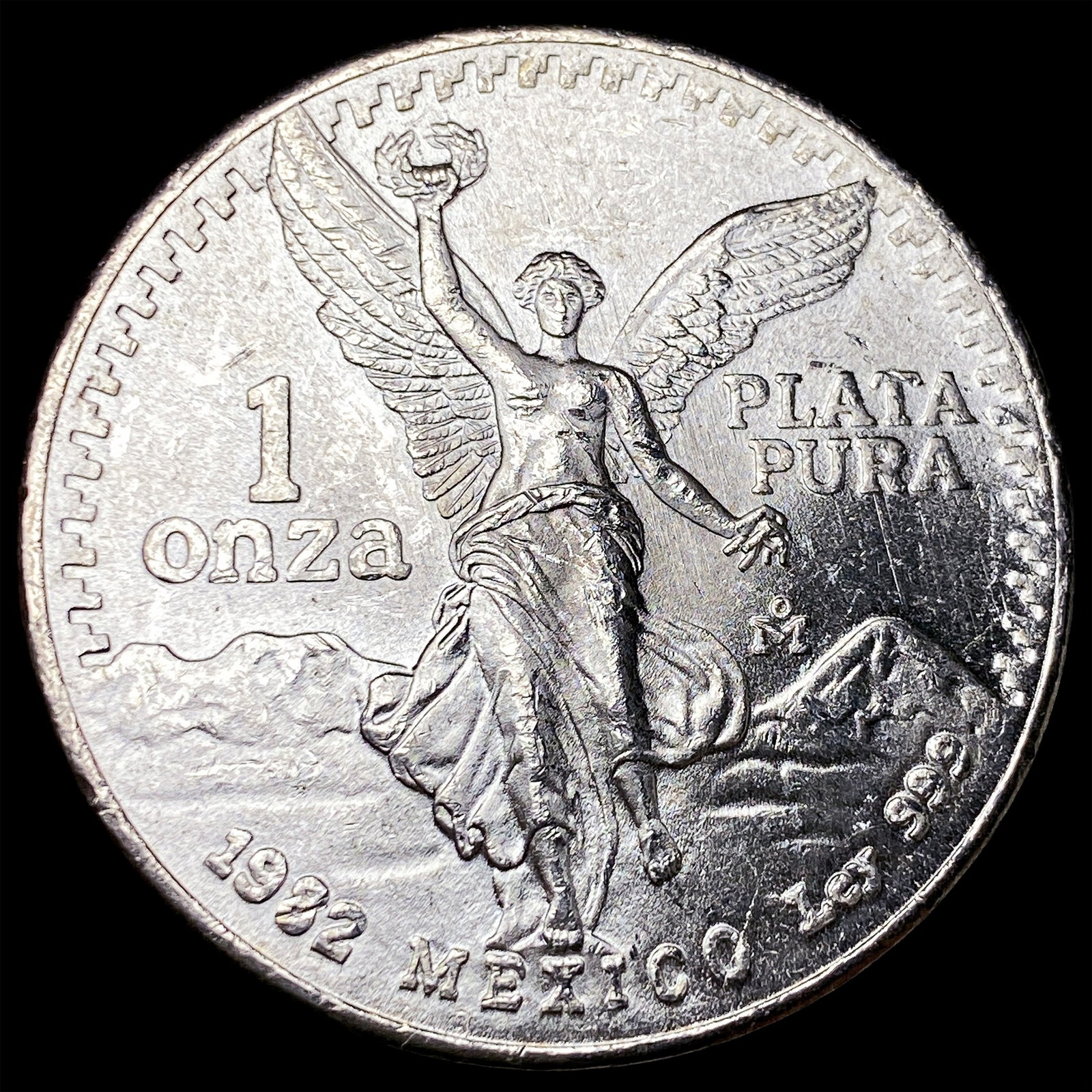 1992 Mexico Silver 1 Onza Libertad SUPERB GEM BU: 1992 Mexico Silver 1 Onza Libertad SUPERB GEM BU