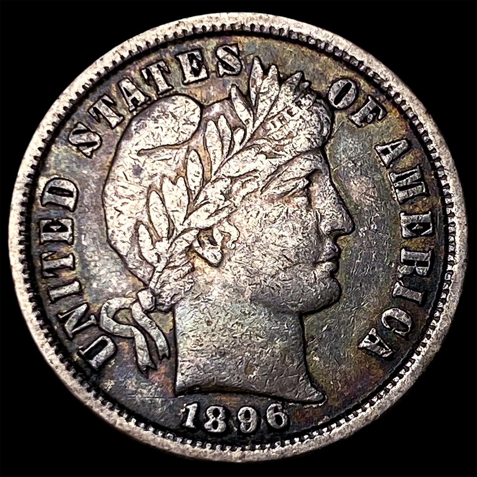 1896 Barber Dime NEARLY UNCIRCULATED: 1896 Barber Dime NEARLY UNCIRCULATED