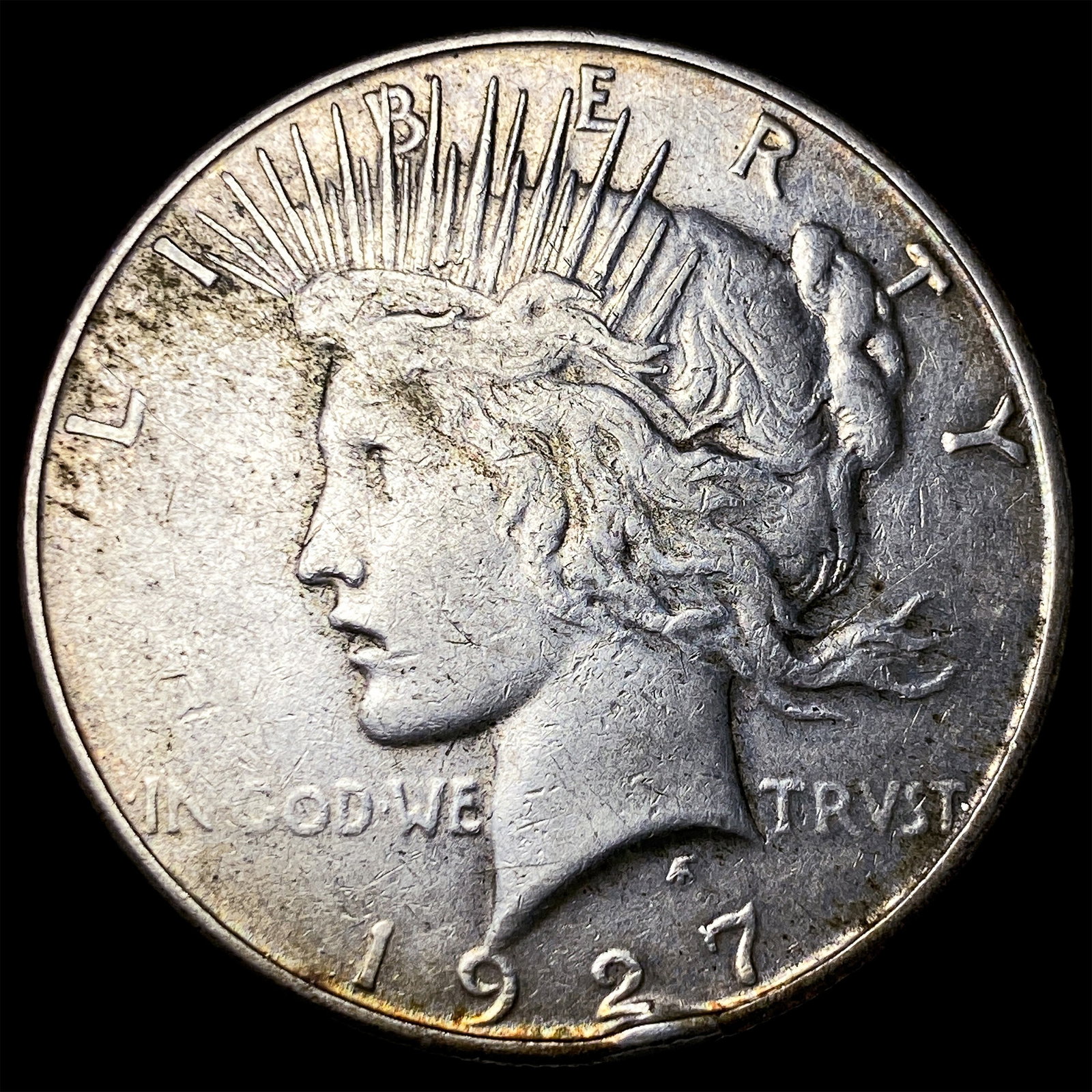 1927-S Silver Peace Dollar NEARLY UNCIRCULATED: 1927-S Silver Peace Dollar NEARLY UNCIRCULATED