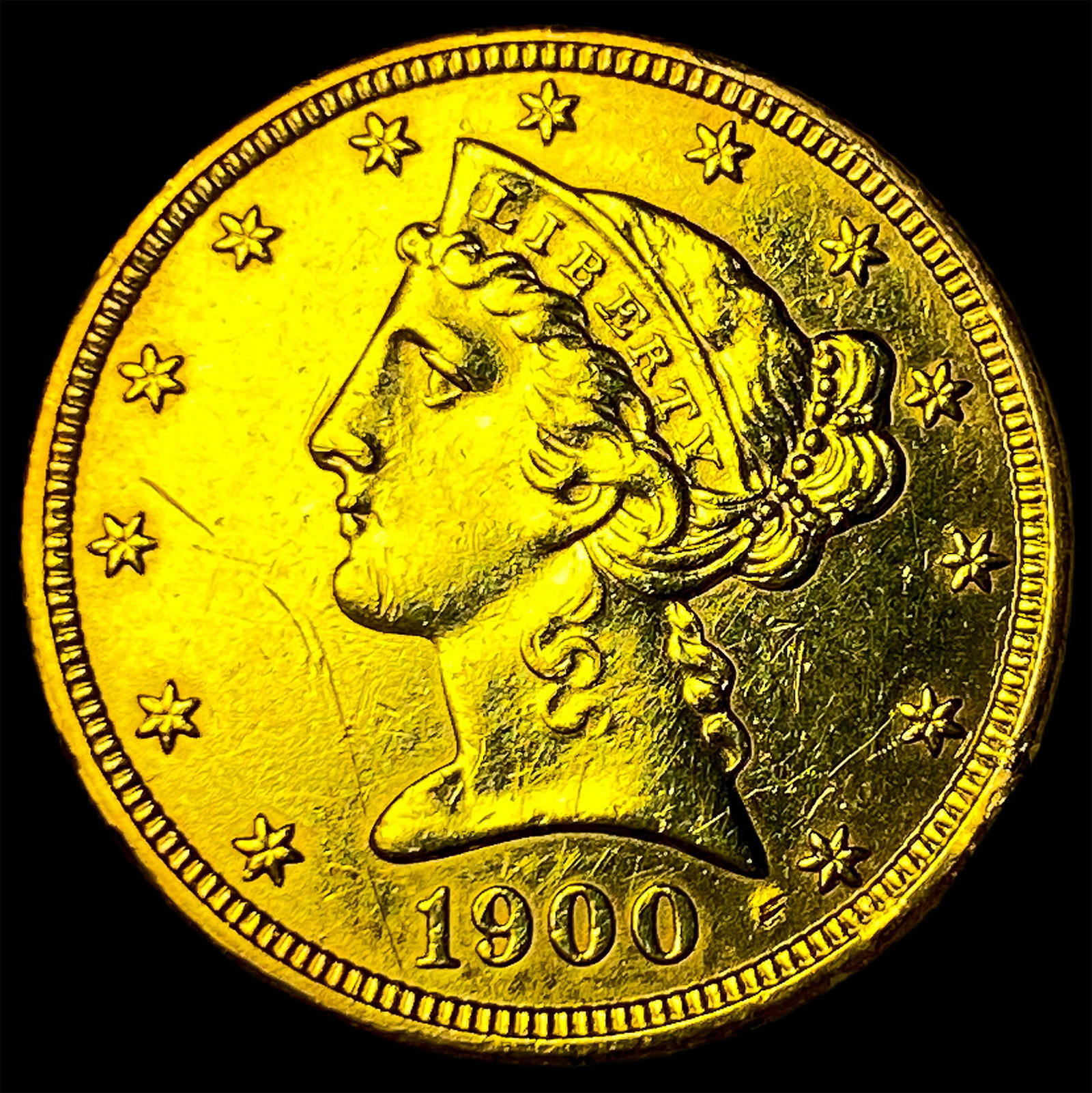 1900 Liberty Head Half Eagle $5 Gold HIGH GRADE (1 of 2)