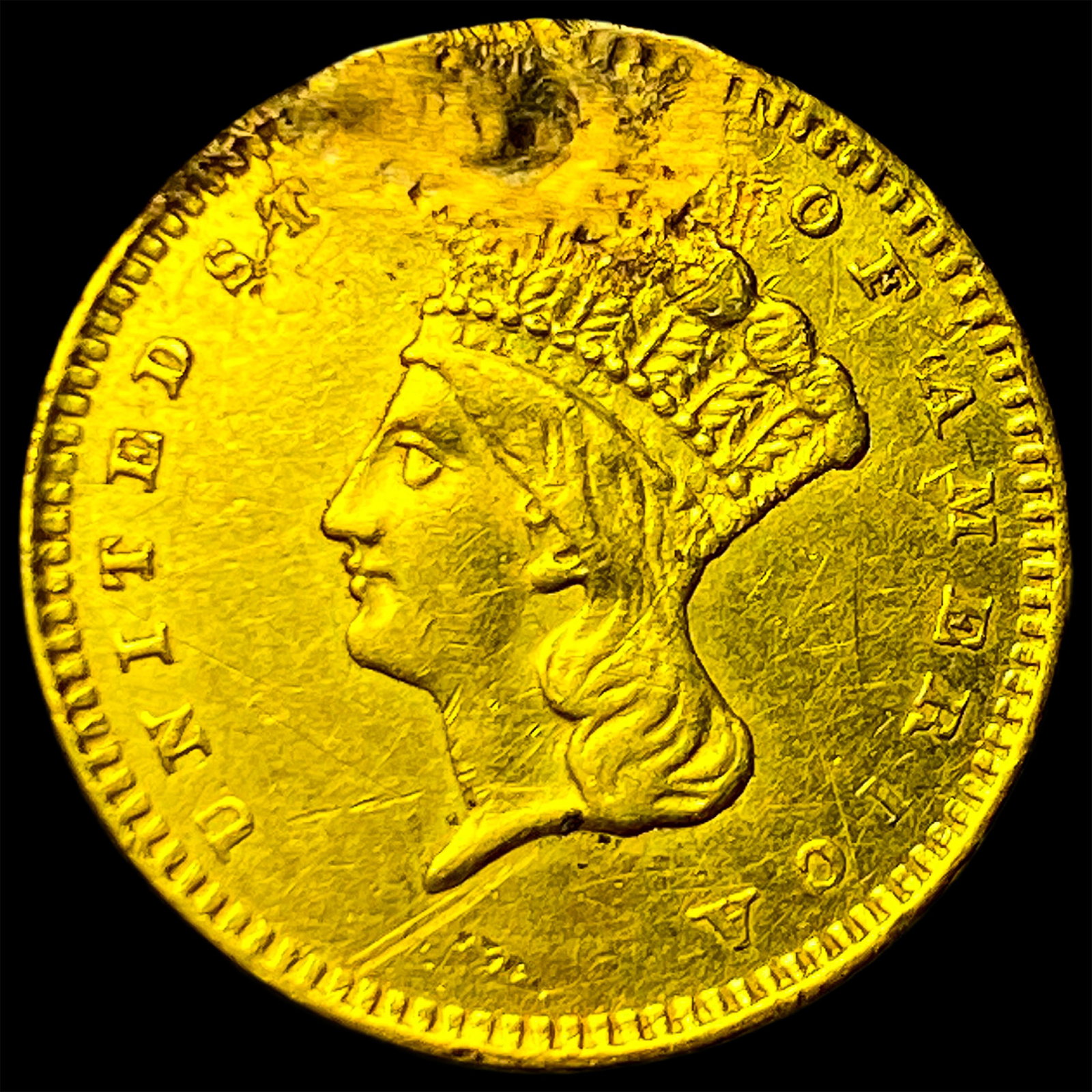 1856 Gold $1 Indian Head Type 2 HIGH GRADE: 1856 Gold $1 Indian Head Type 2 HIGH GRADE