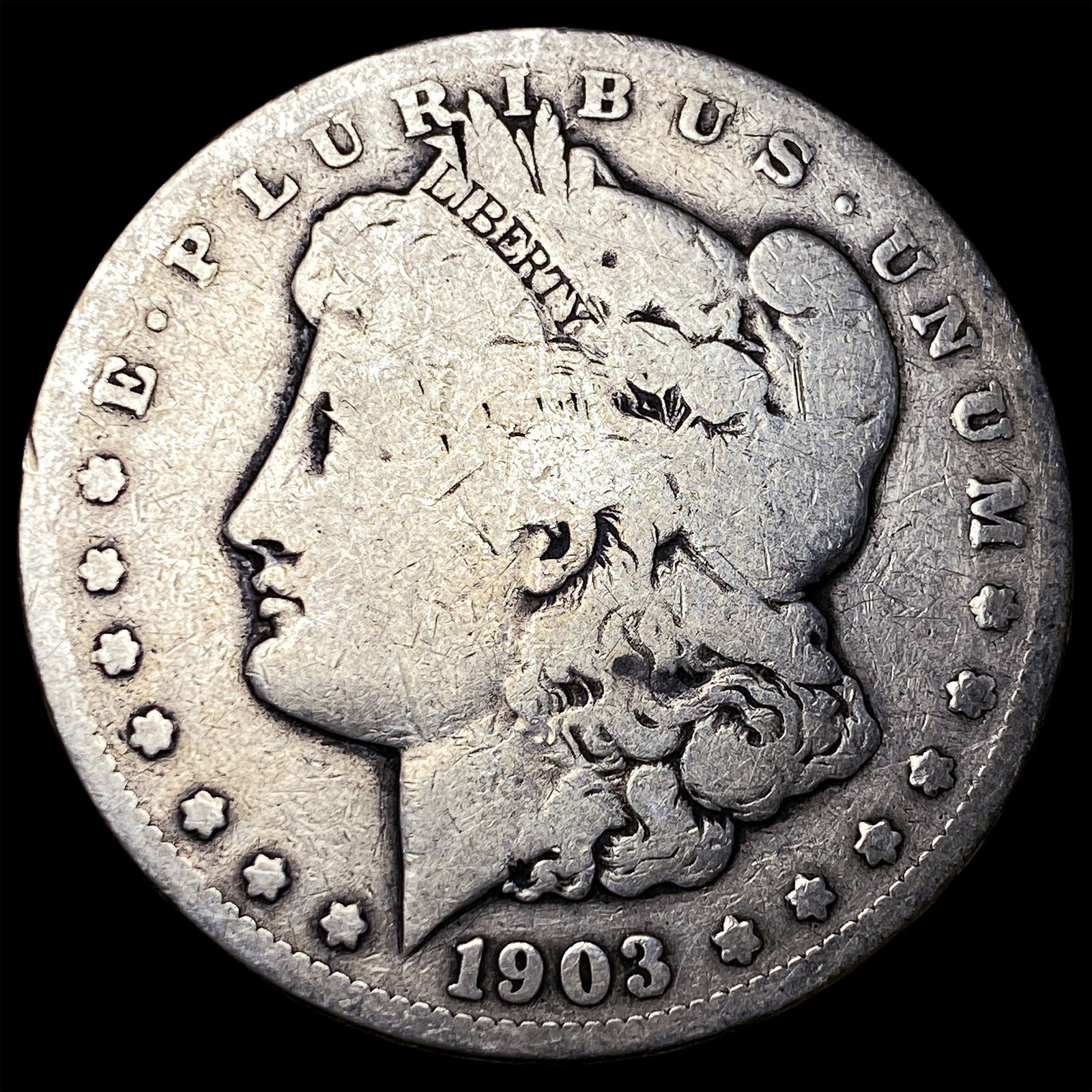 1903-S Silver Morgan Dollar NICELY CIRCULATED: 1903-S Silver Morgan Dollar NICELY CIRCULATED