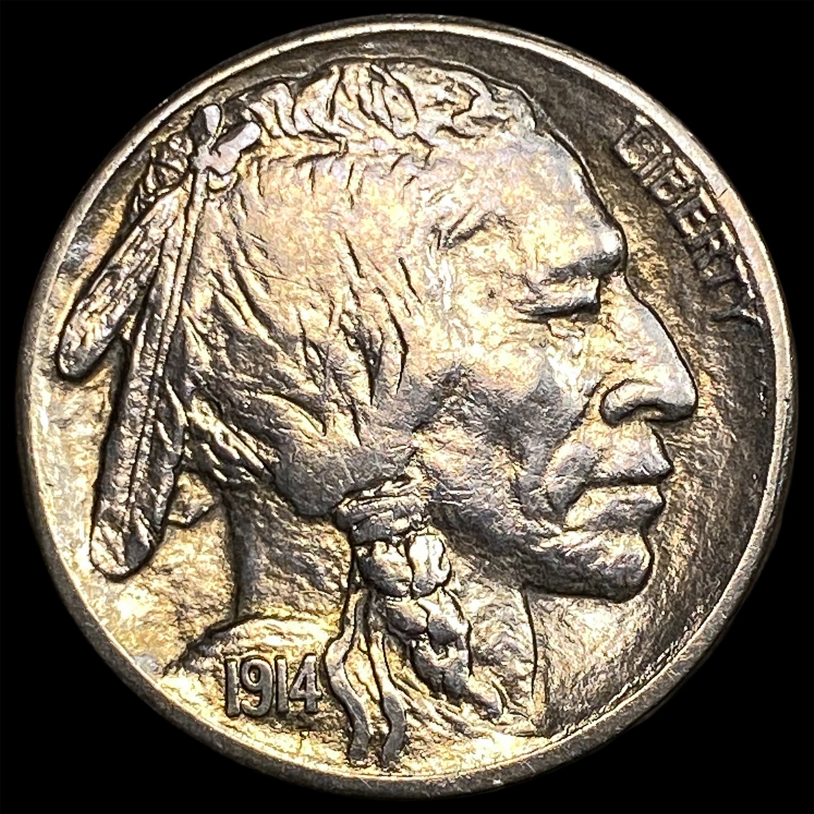 1914-S Buffalo Nickel CLOSELY UNCIRCULATED (1 of 2)