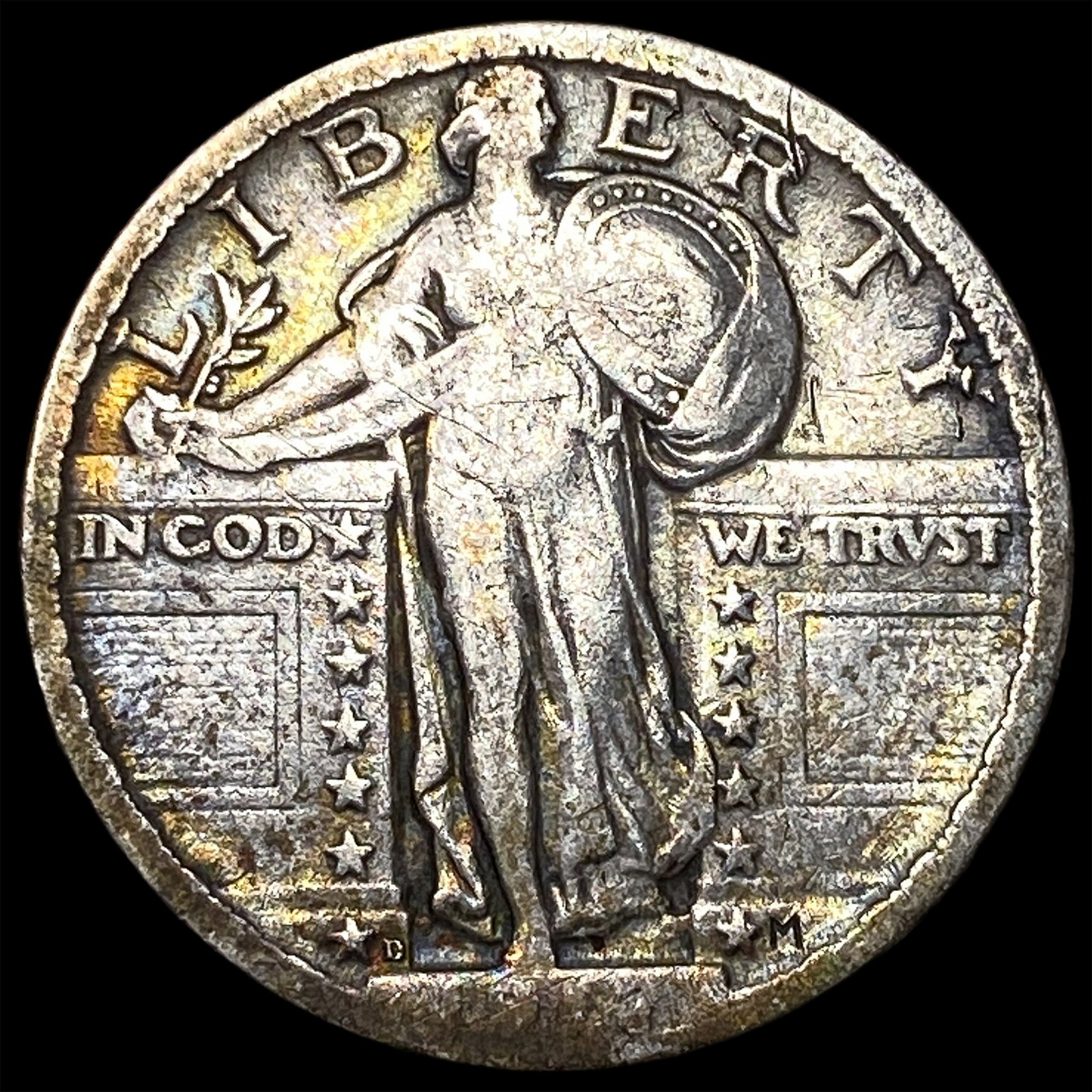 1925-D Silver Standing Liberty Quarter ABOUT UNCIRCULATED (1 of 2)