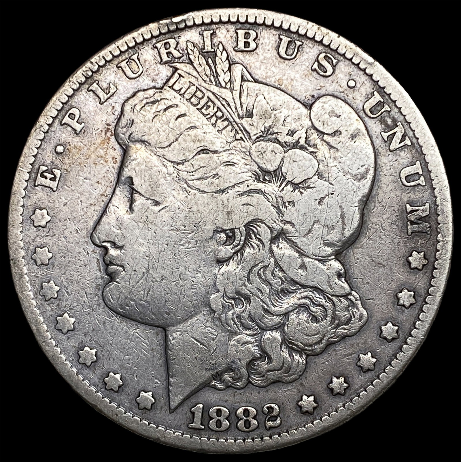 1882-CC Silver Morgan Dollar LIGHTLY CIRCULATED (1 of 2)