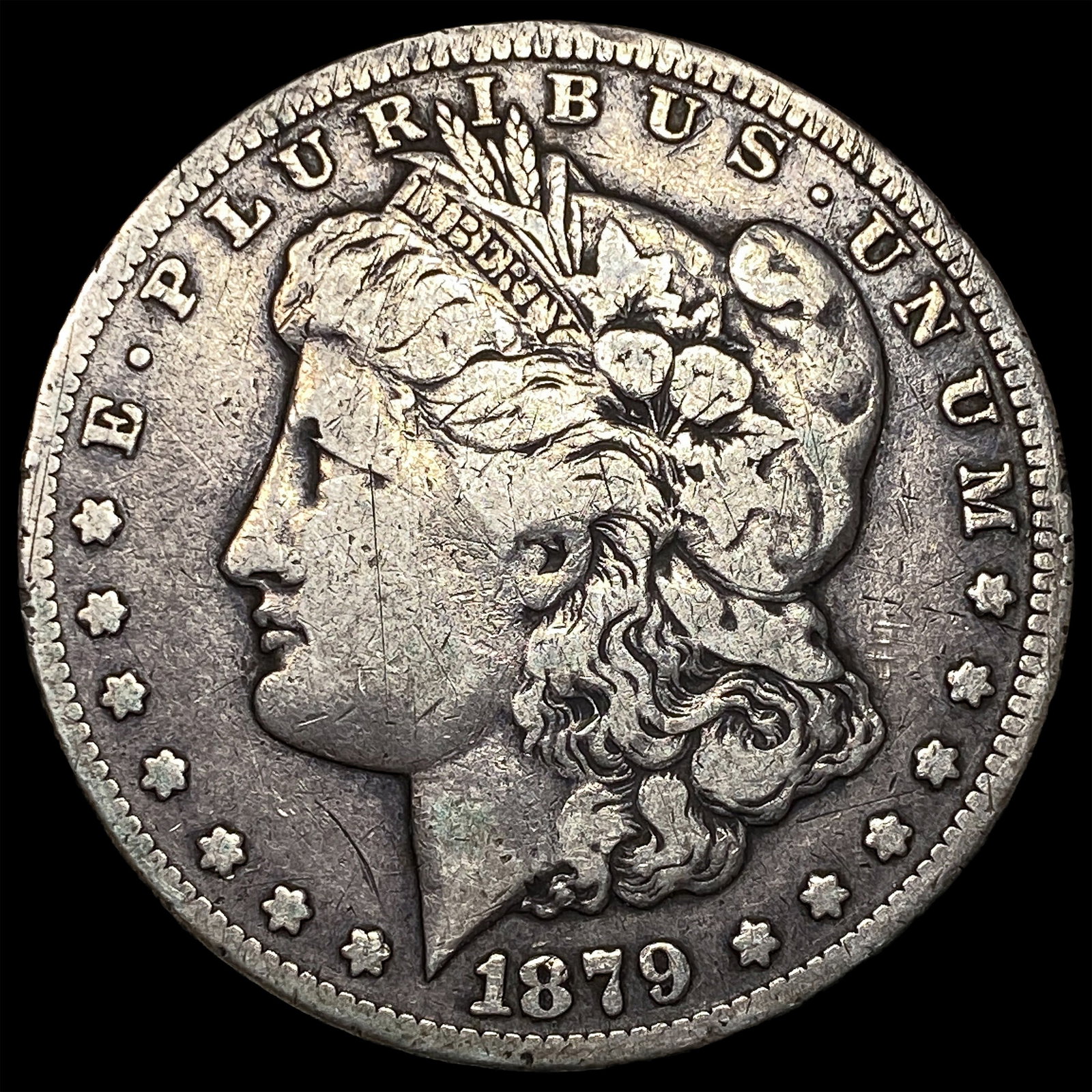 1879-CC Silver Morgan Dollar LIGHTLY CIRCULATED: 1879-CC Silver Morgan Dollar LIGHTLY CIRCULATED