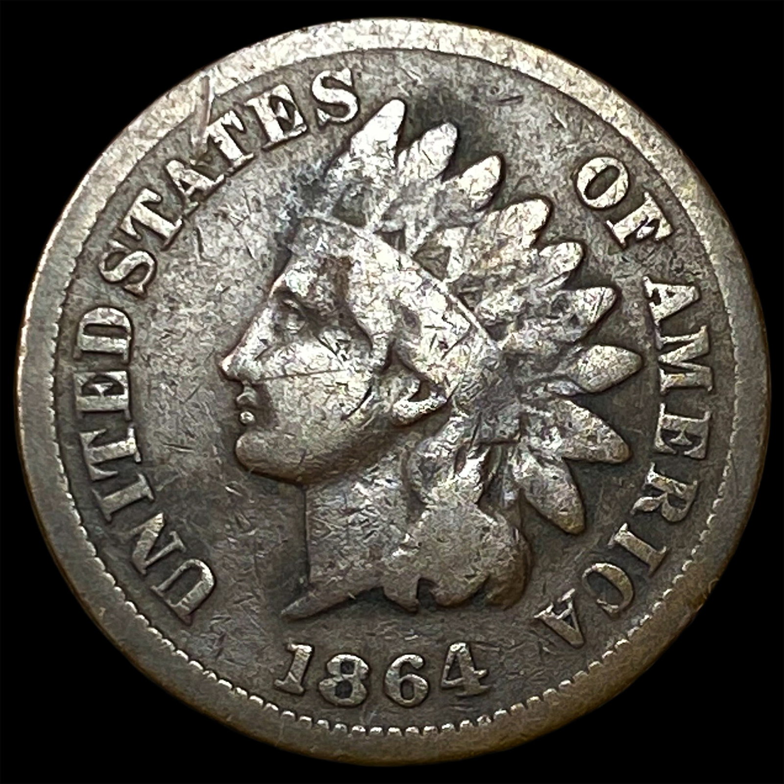 1864 Indian Head Cent NICELY CIRCULATED (1 of 2)