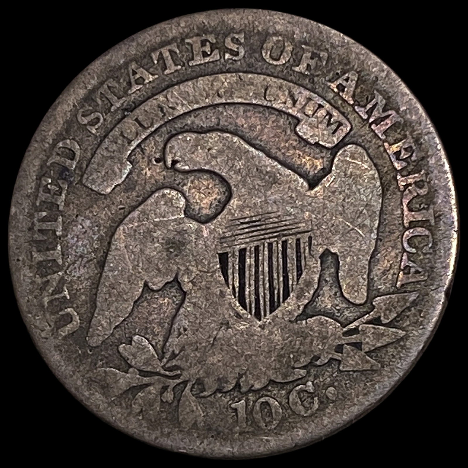 1835 Capped Bust Dime LIGHTLY CIRCULATED - 2