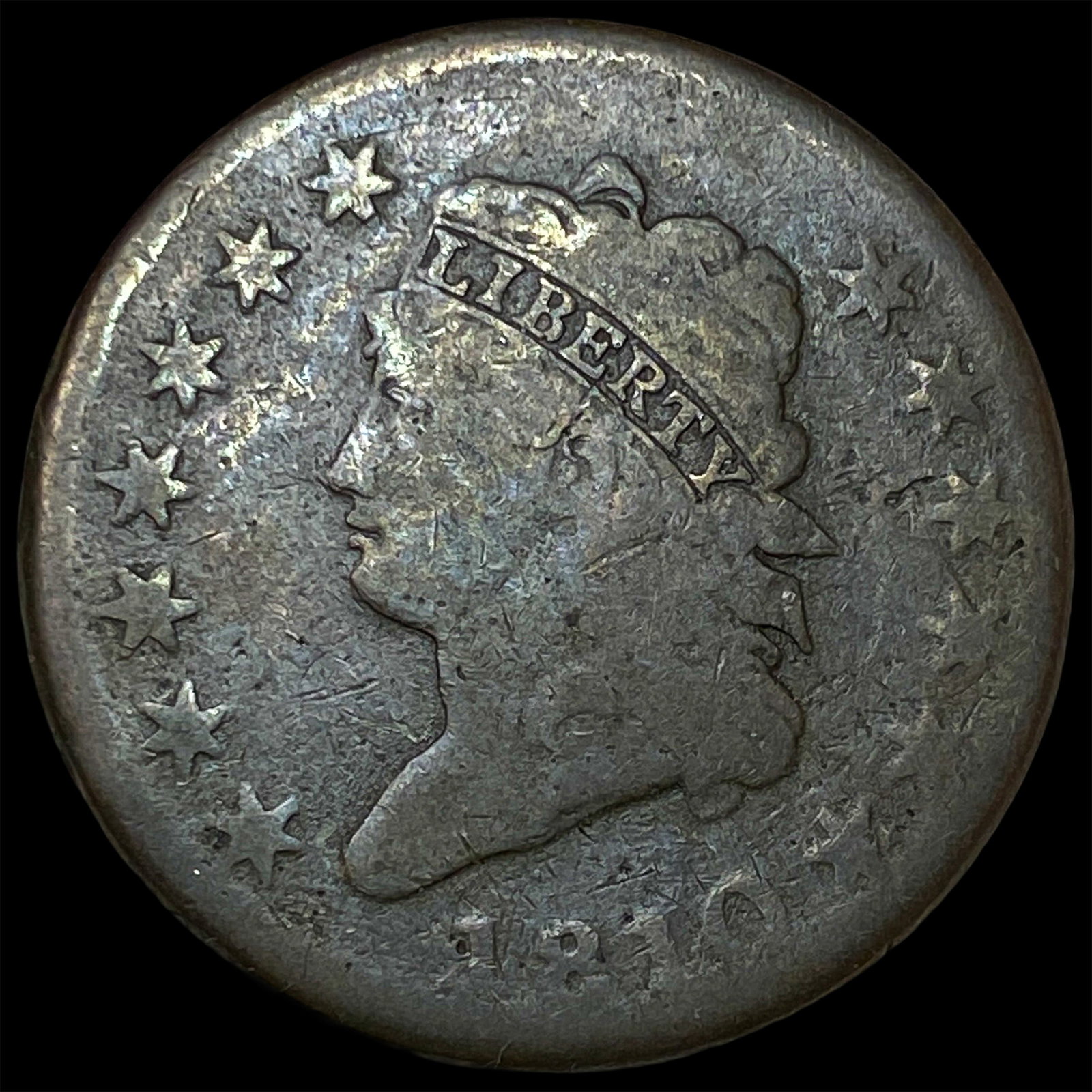1810 Classic Head Large Cent NICELY CIRCULATED (1 of 2)
