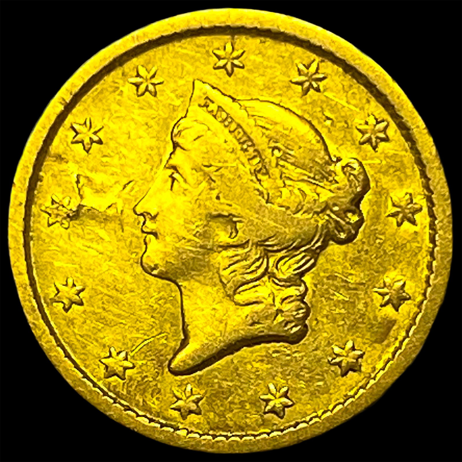 1850 Gold $1 Liberty Head NEARLY UNCIRCULATED: 1850 Gold $1 Liberty Head NEARLY UNCIRCULATED