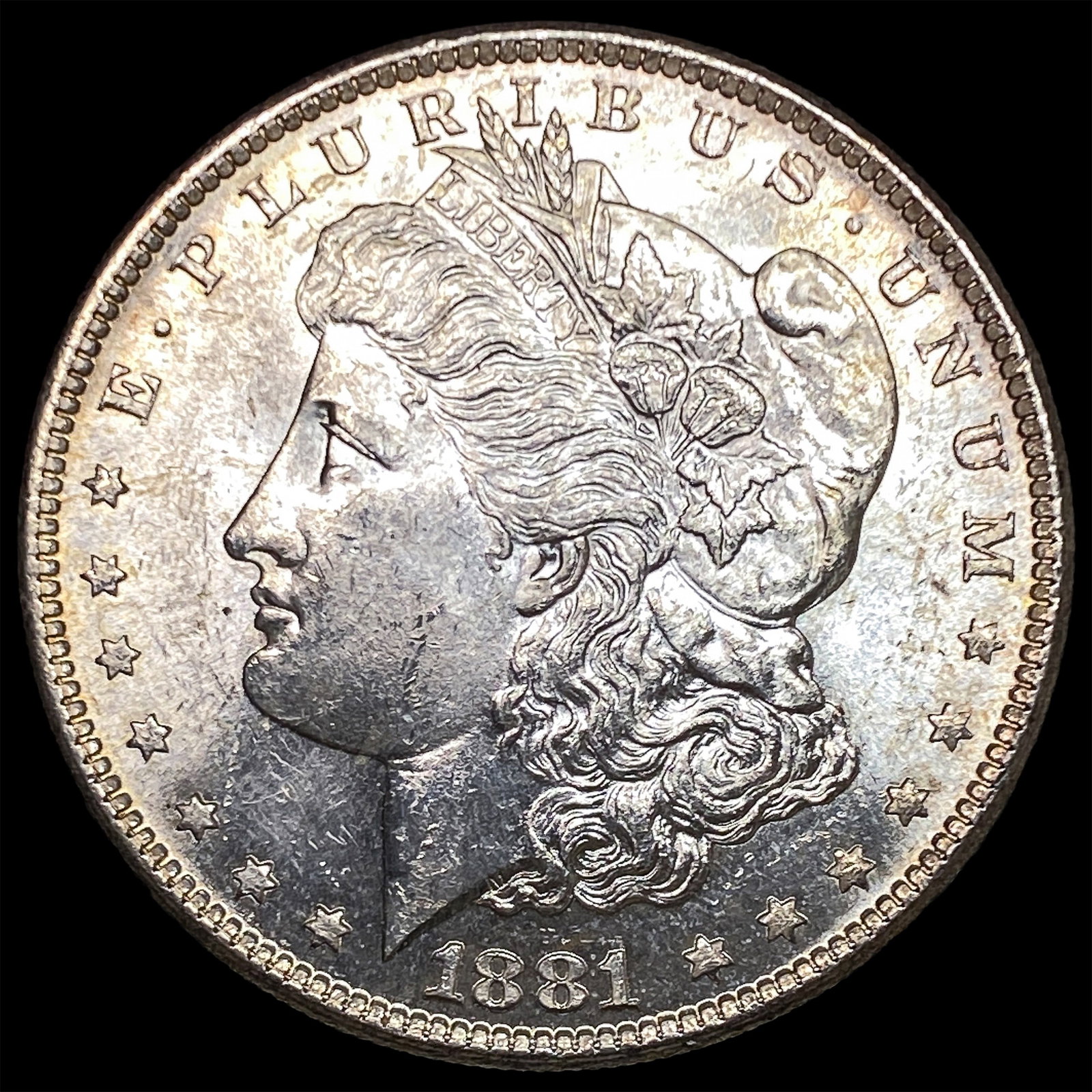 1881-S Silver Morgan Dollar CHOICE BU: 1881-S Silver Morgan Dollar CHOICE BU
