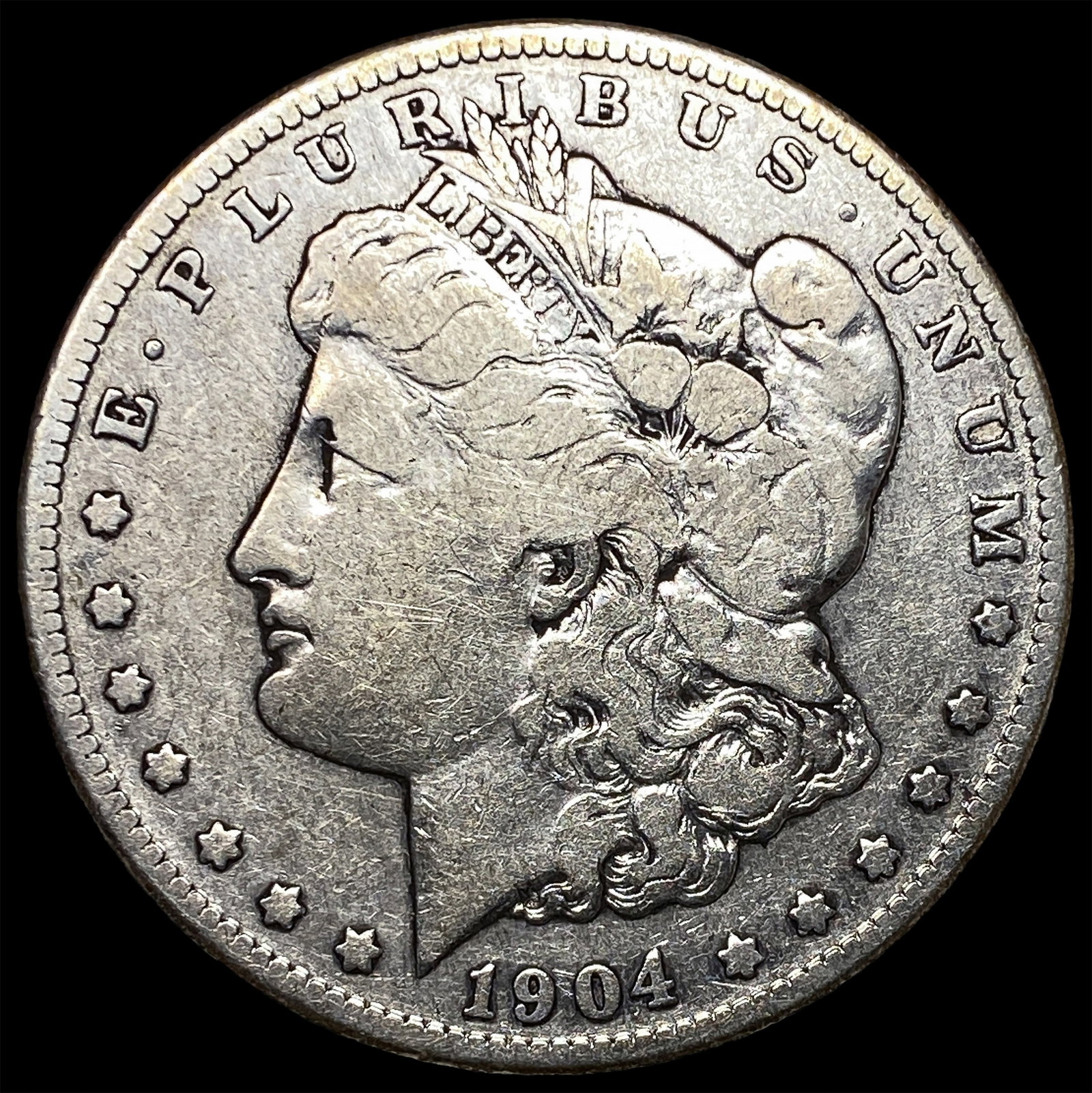 1904-S Silver Morgan Dollar NICELY CIRCULATED (1 of 2)