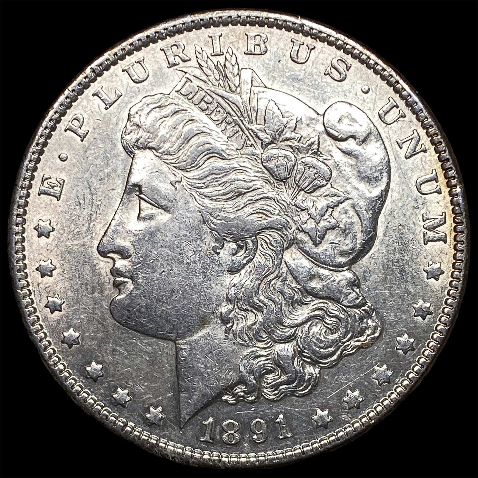 1891 Morgan Silver Dollar UNCIRCULATED: 1891 Morgan Silver Dollar UNCIRCULATED