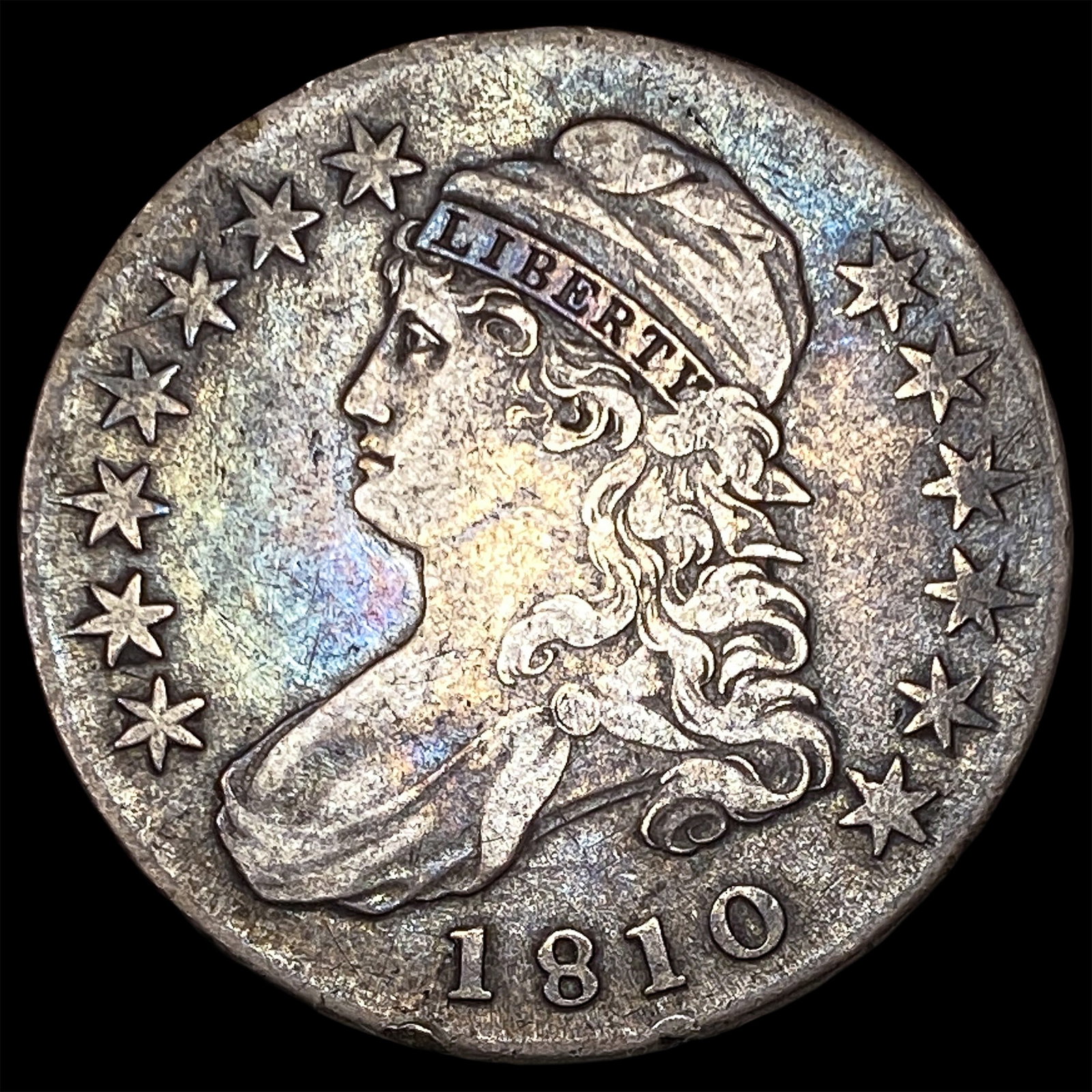 1810 Capped Bust Half Dollar ABOUT UNCIRCULATED (1 of 2)