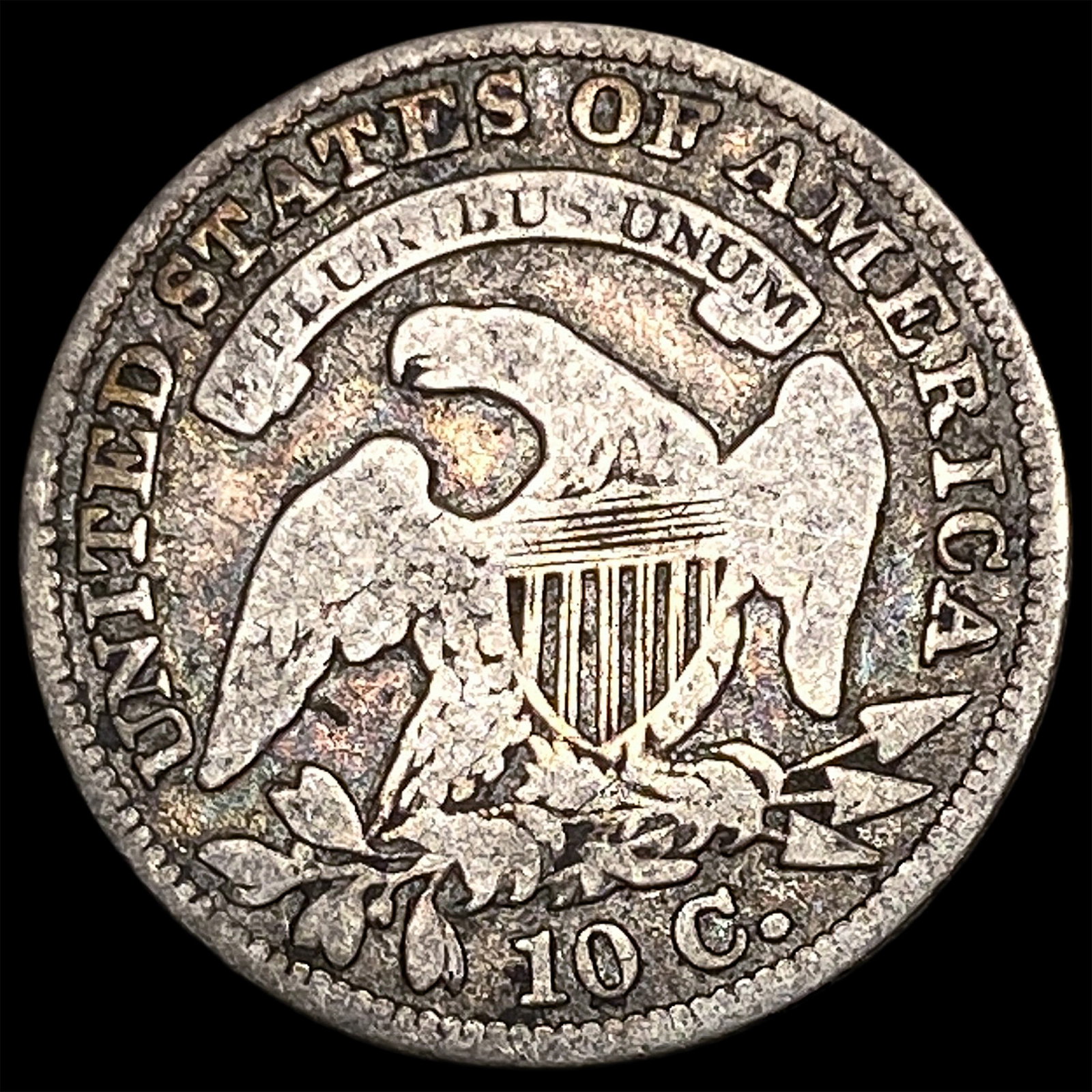1831 Capped Bust Dime NICELY CIRCULATED - 2