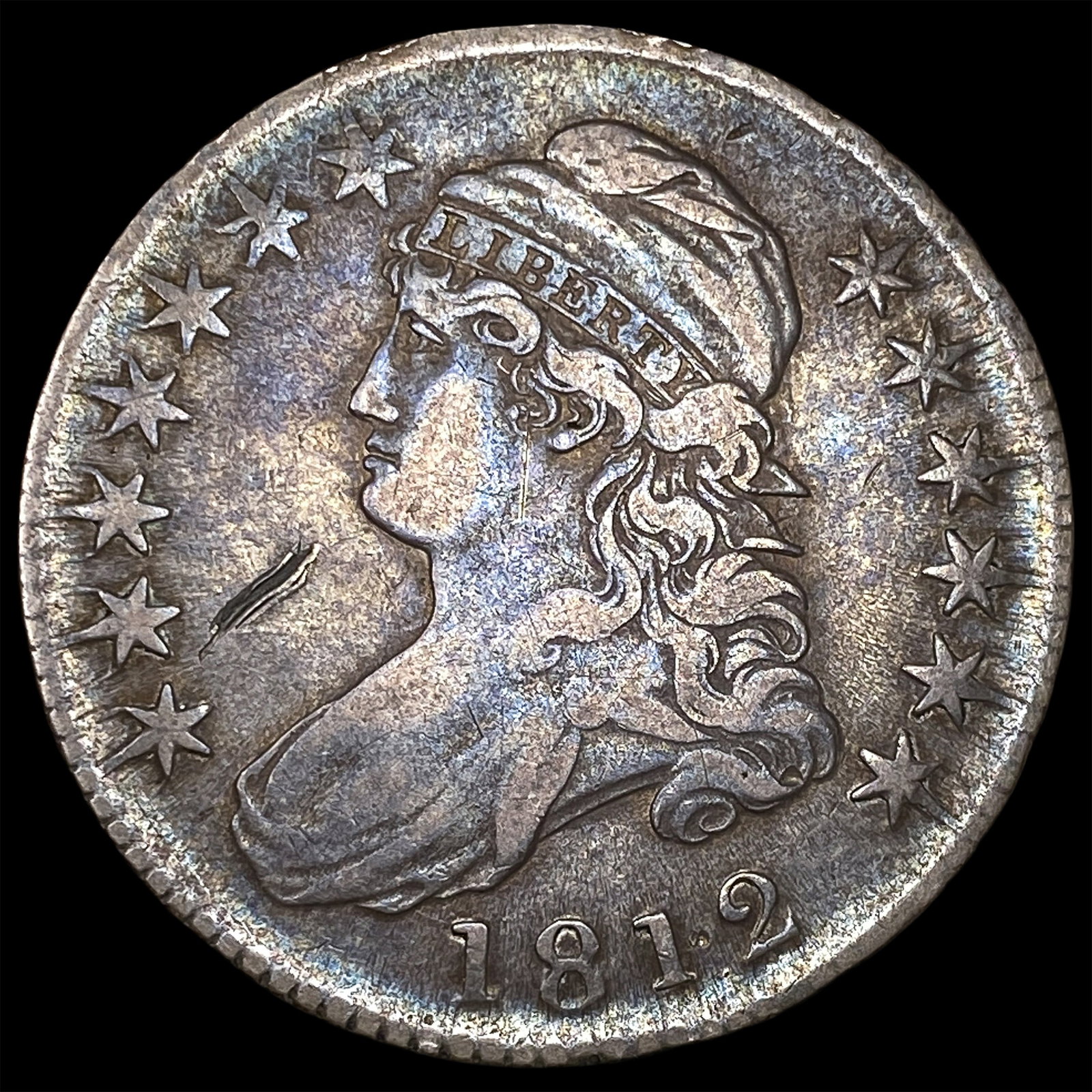 1812 Capped Bust Half Dollar LIGHTLY CIRCULATED (1 of 2)