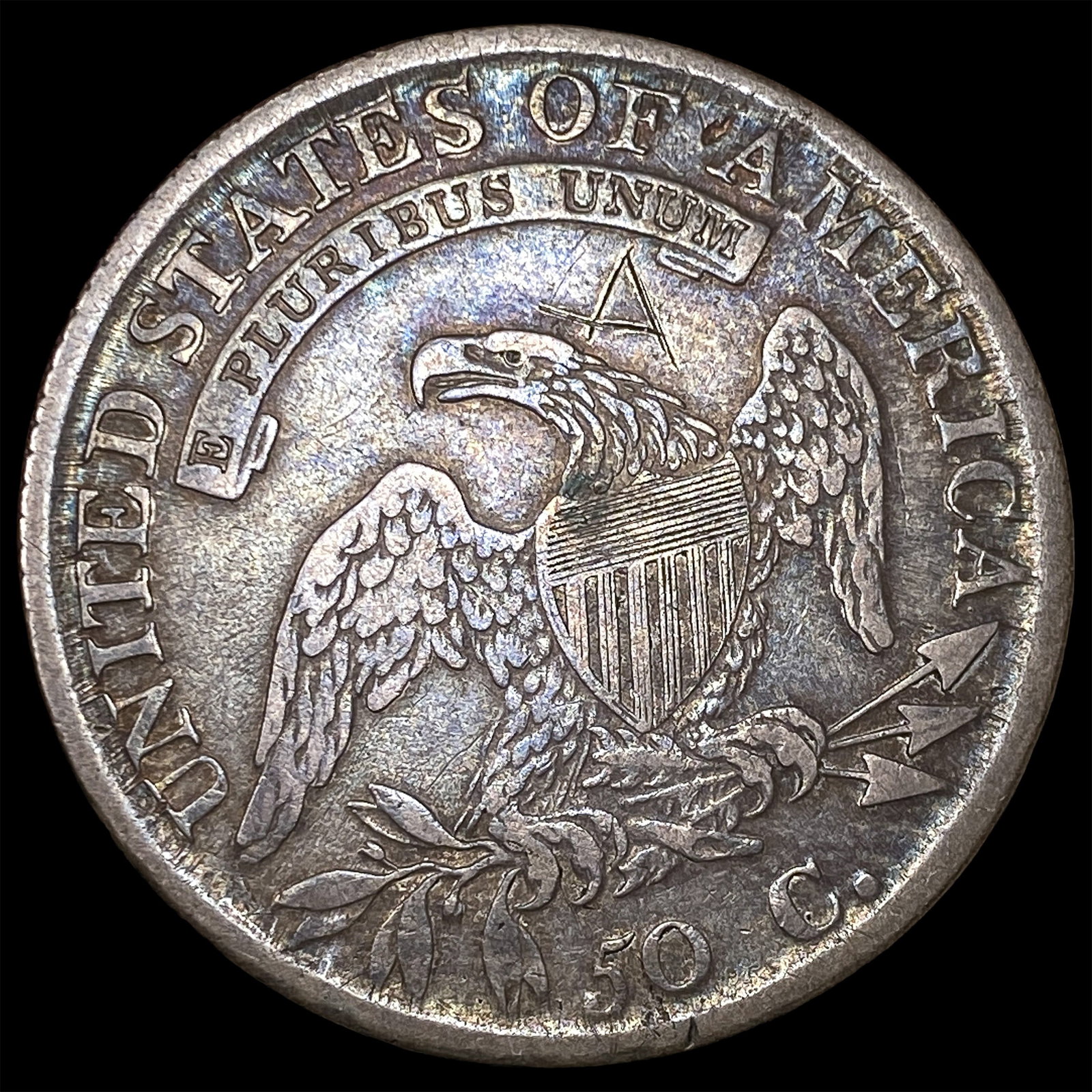 1812 Capped Bust Half Dollar LIGHTLY CIRCULATED - 2
