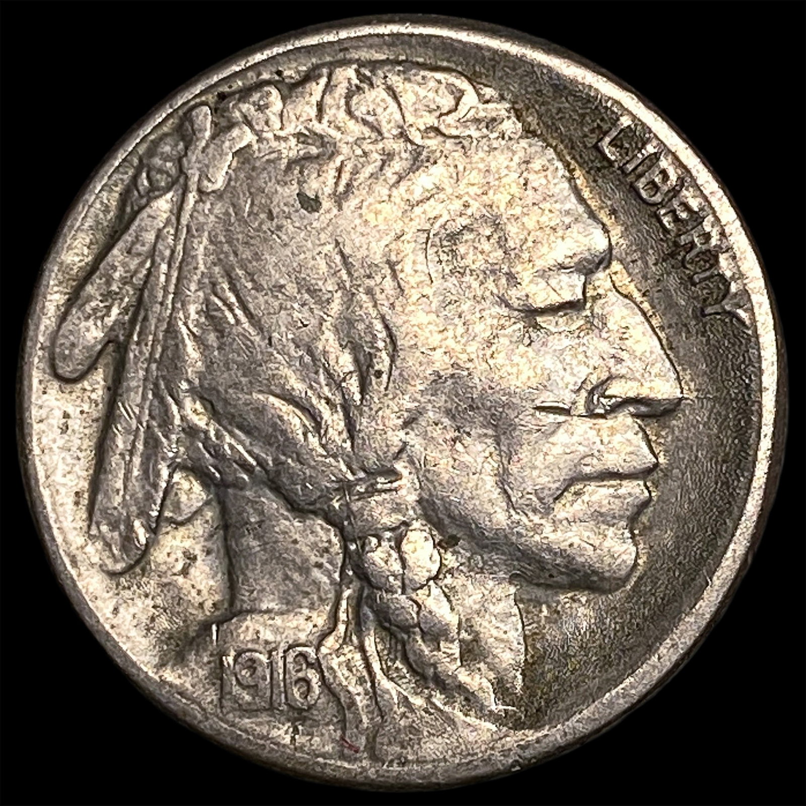 1916 Buffalo Nickel NEARLY UNCIRCULATED: 1916 Buffalo Nickel NEARLY UNCIRCULATED