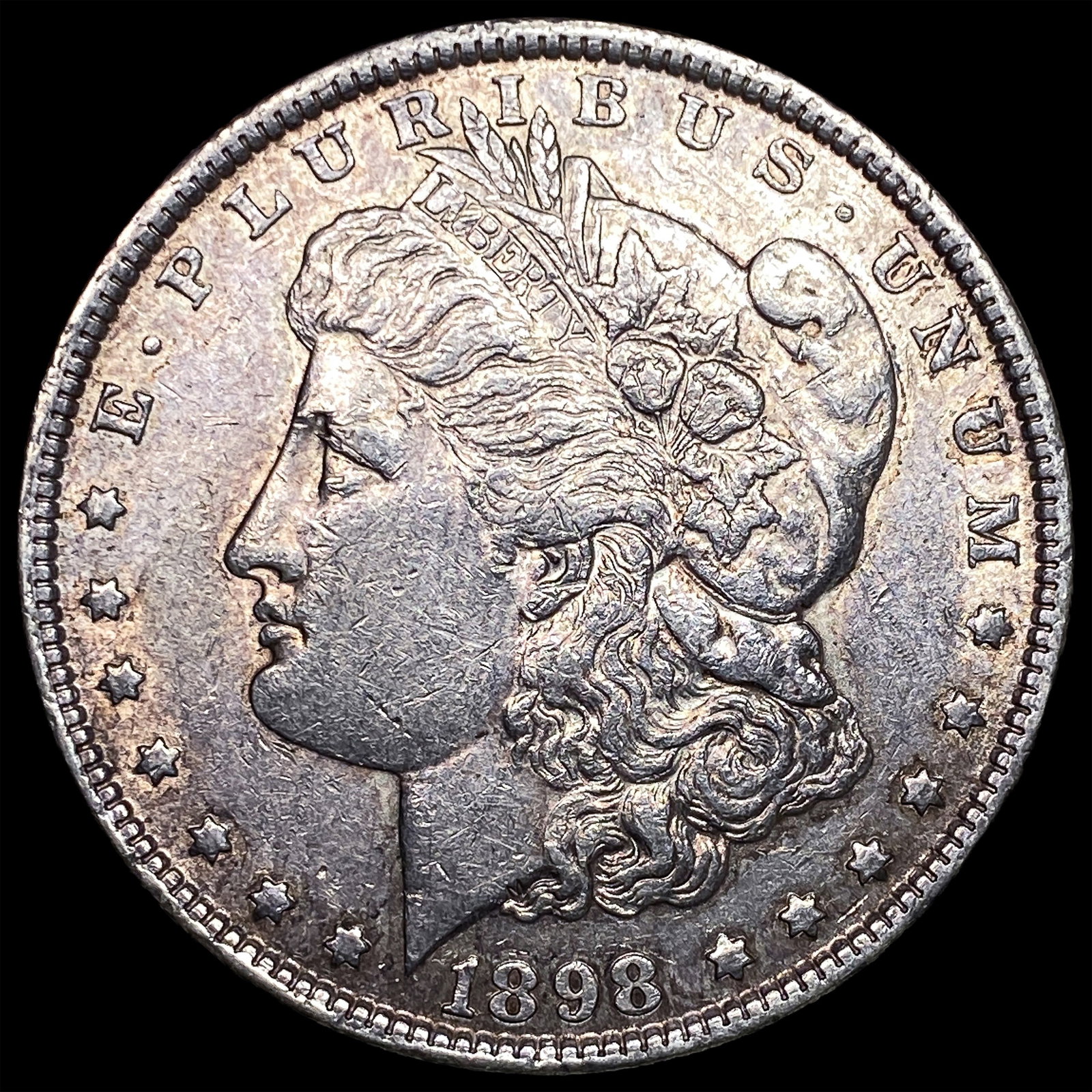1898-S Silver Morgan Dollar CLOSELY UNCIRCULATED (1 of 2)