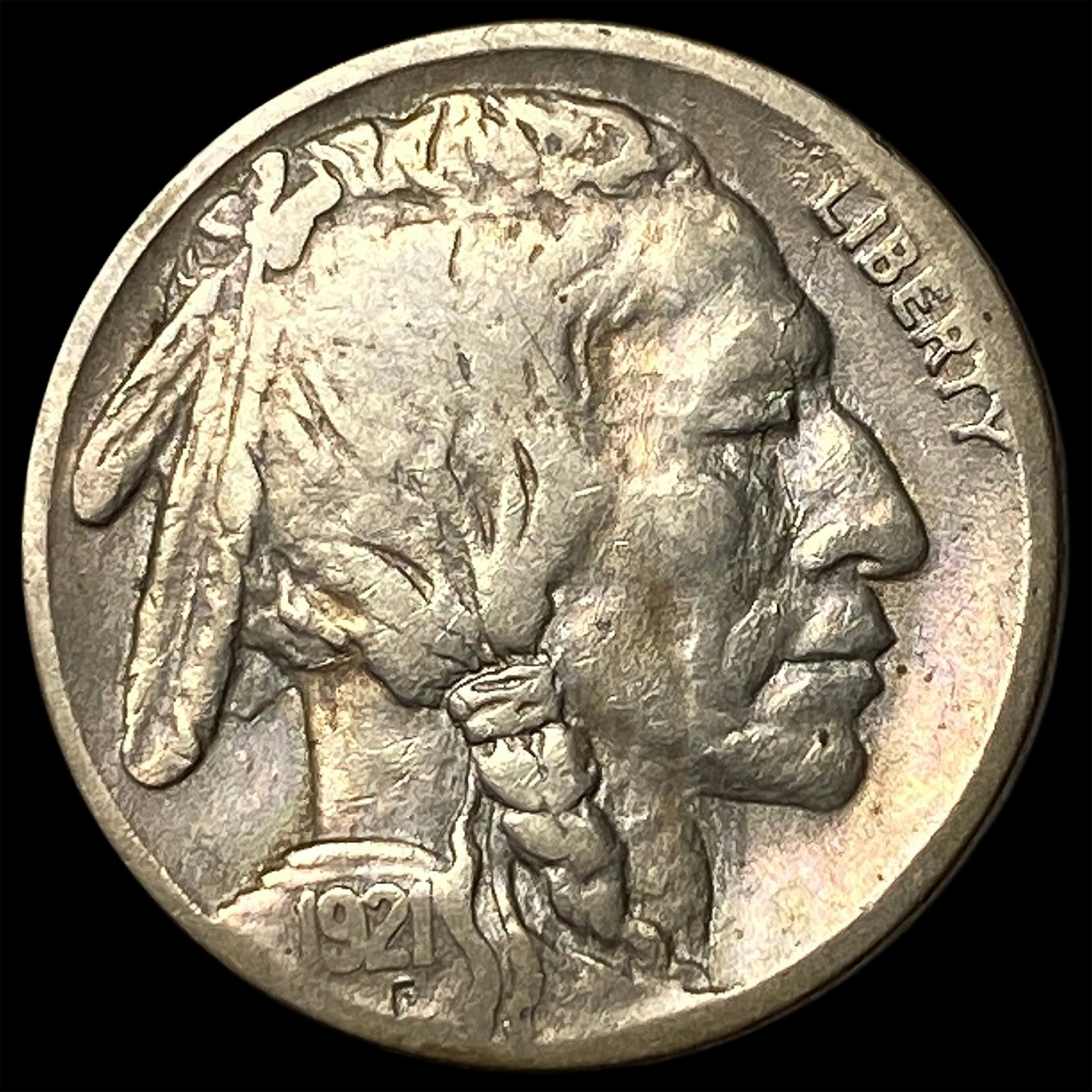 1921-S Buffalo Nickel NEARLY UNCIRCULATED: 1921-S Buffalo Nickel NEARLY UNCIRCULATED