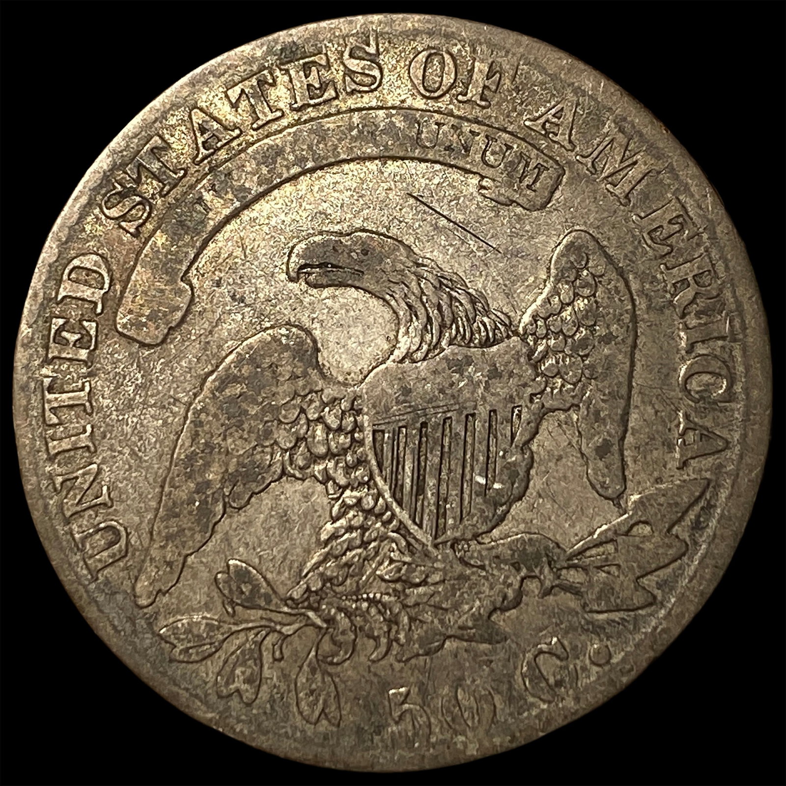 1832 Capped Bust Half Dollar LIGHTLY CIRCULATED - 2