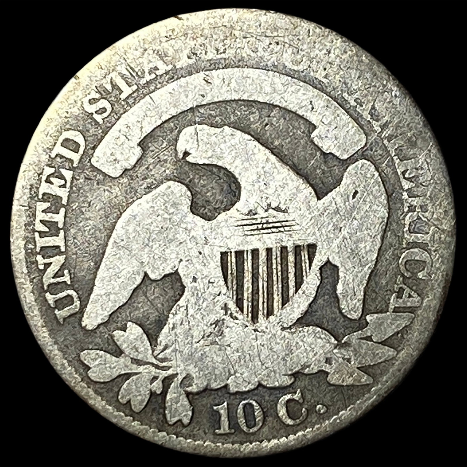 1832 Capped Bust Dime NICELY CIRCULATED - 2