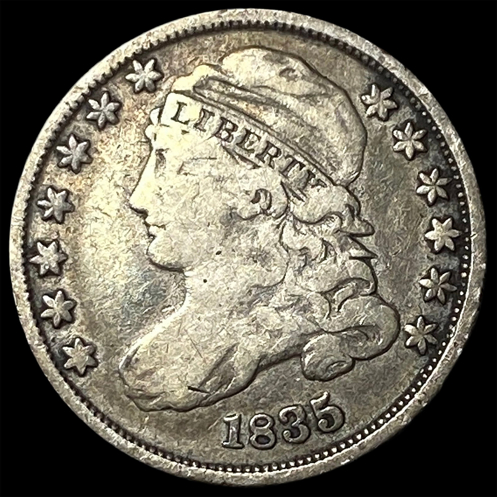 1835 Capped Bust Dime LIGHTLY CIRCULATED (1 of 2)