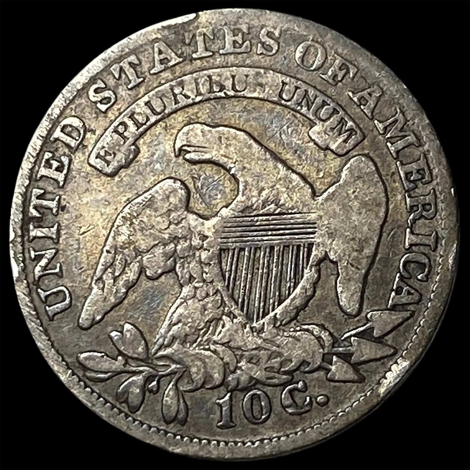 1835 Capped Bust Dime LIGHTLY CIRCULATED - 2