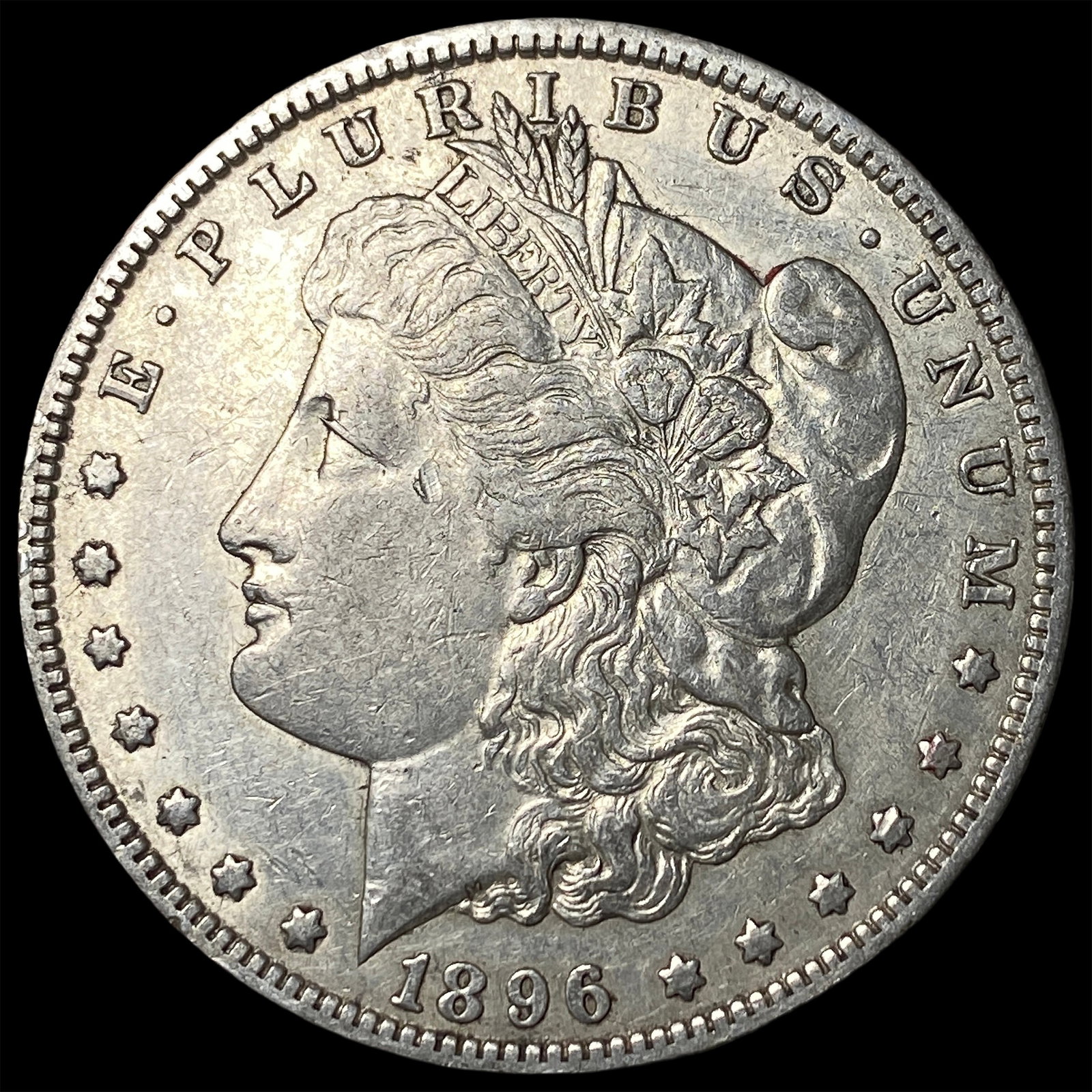 1896-O Silver Morgan Dollar NEARLY UNCIRCULATED: 1896-O Silver Morgan Dollar NEARLY UNCIRCULATED