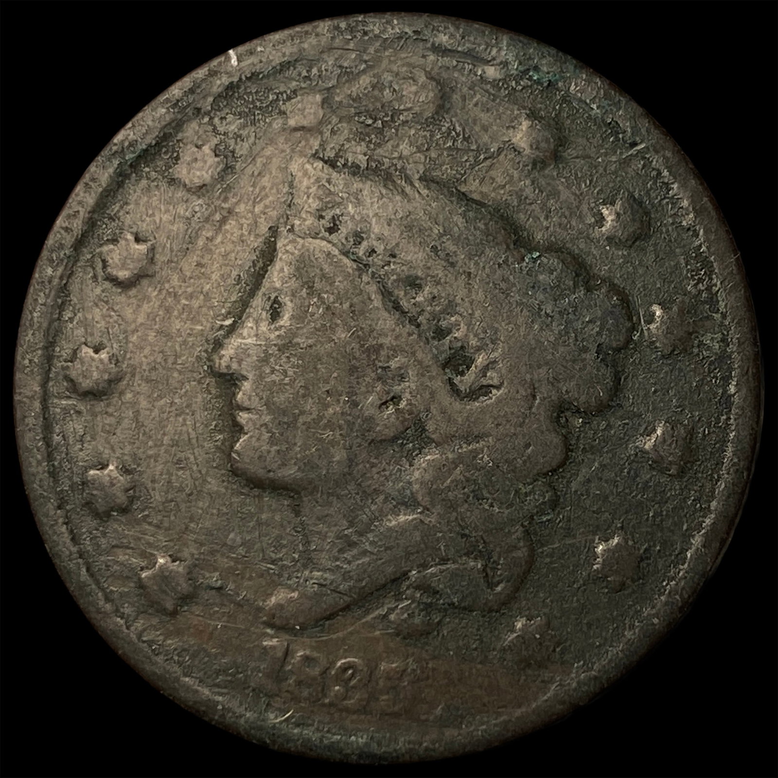 1831 Coronet Head Large Cent NICELY CIRCULATED (1 of 2)