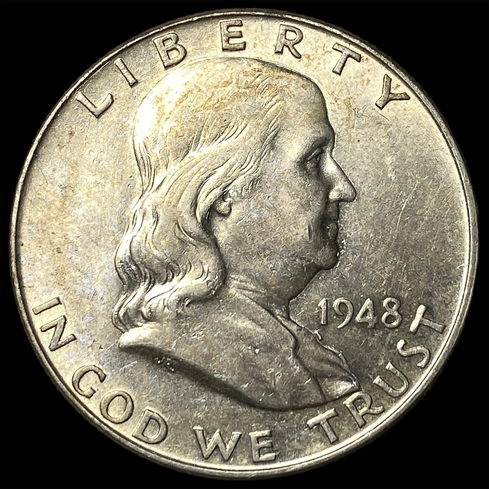 1948 Franklin Half Dollar UNCIRCULATED: 1948 Franklin Half Dollar UNCIRCULATED