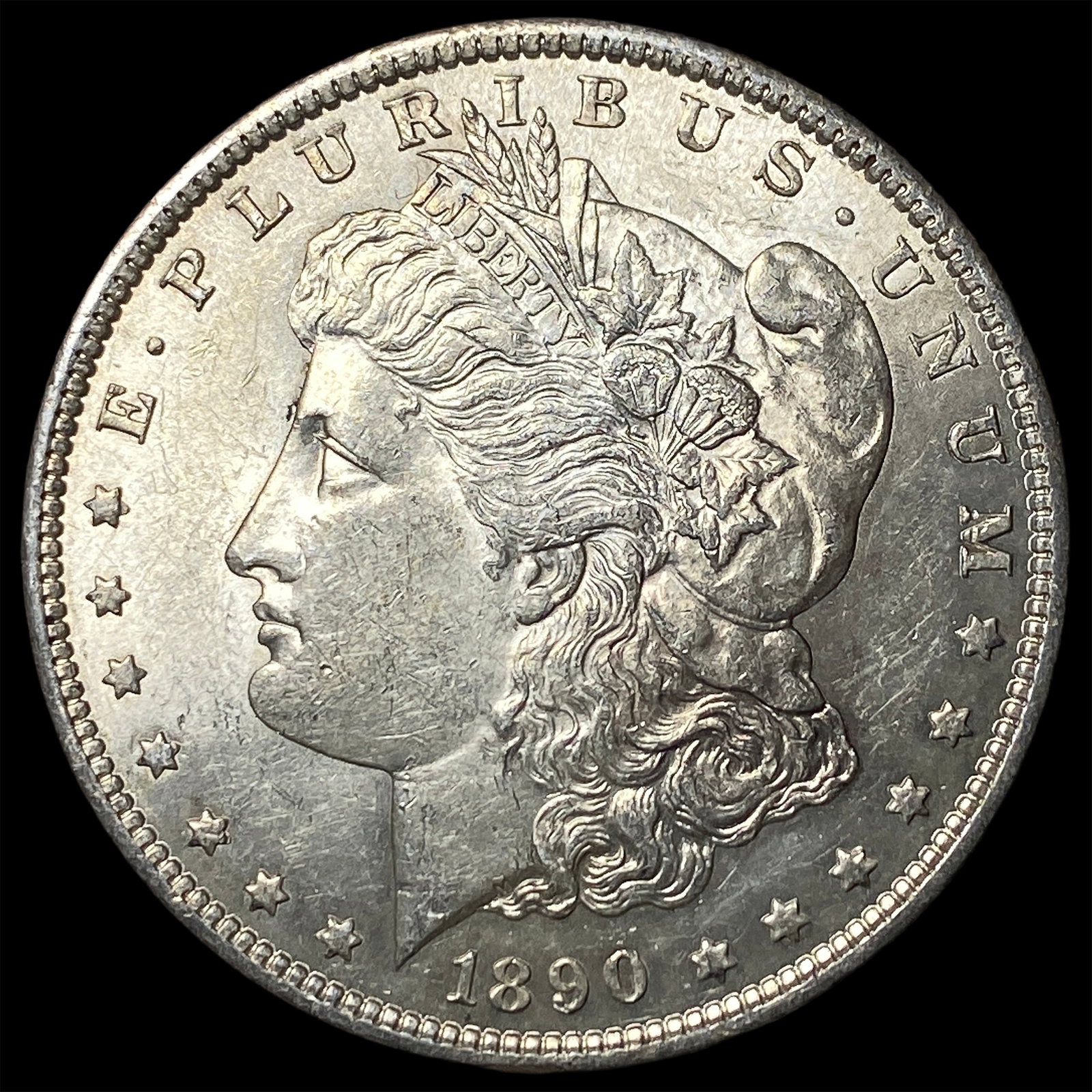 1890 Morgan Silver Dollar CHOICE AU: 1890 Morgan Silver Dollar CHOICE AU