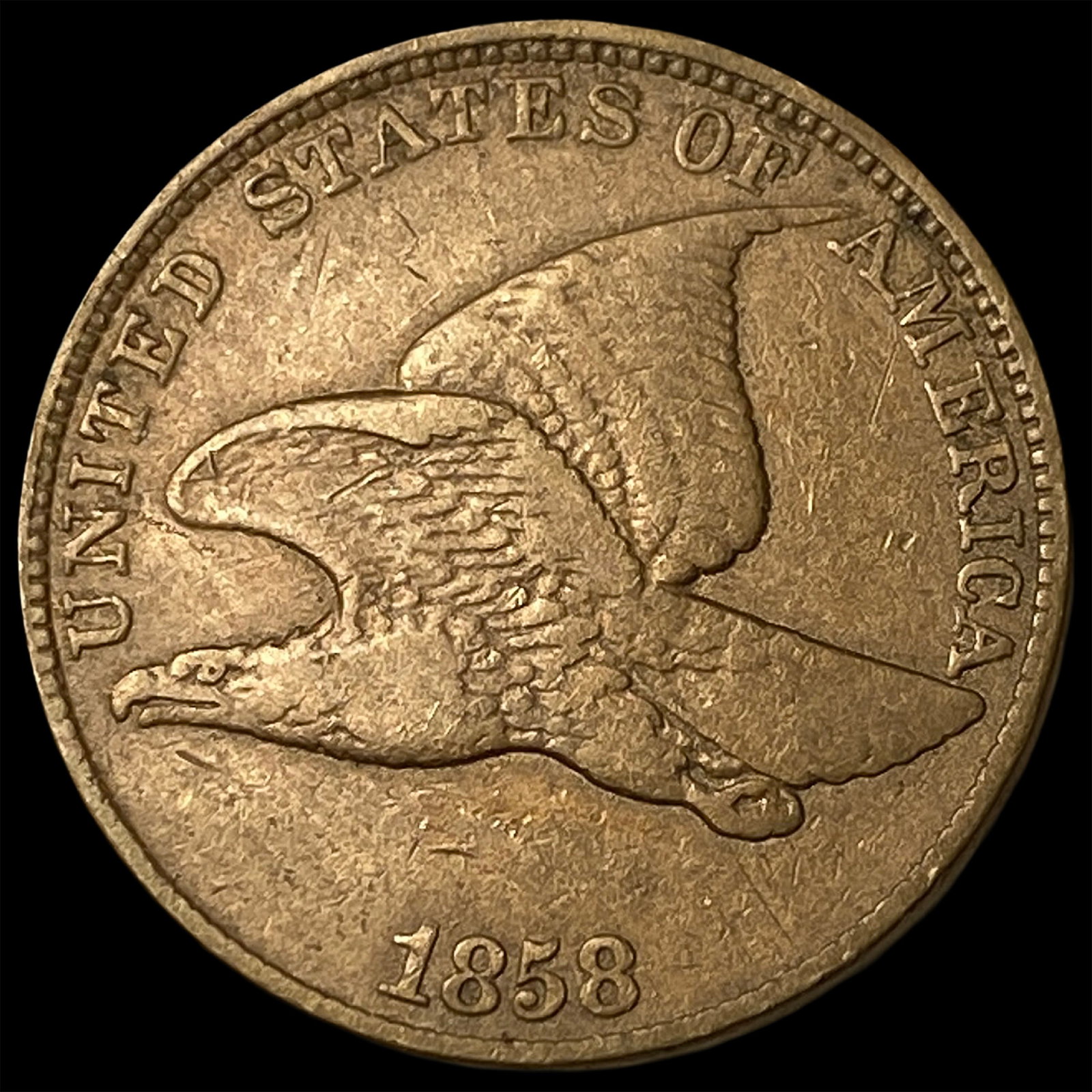 1858 Flying Eagle Cent LIGHTLY CIRCULATED (1 of 2)