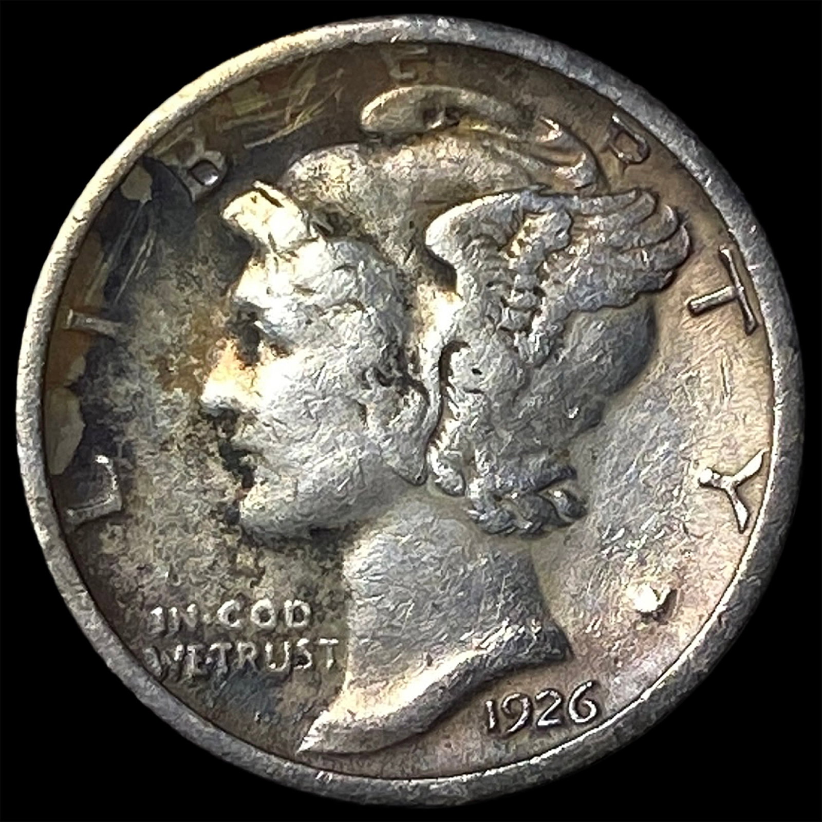 1926 Mercury Dime NEARLY UNCIRCULATED: 1926 Mercury Dime NEARLY UNCIRCULATED