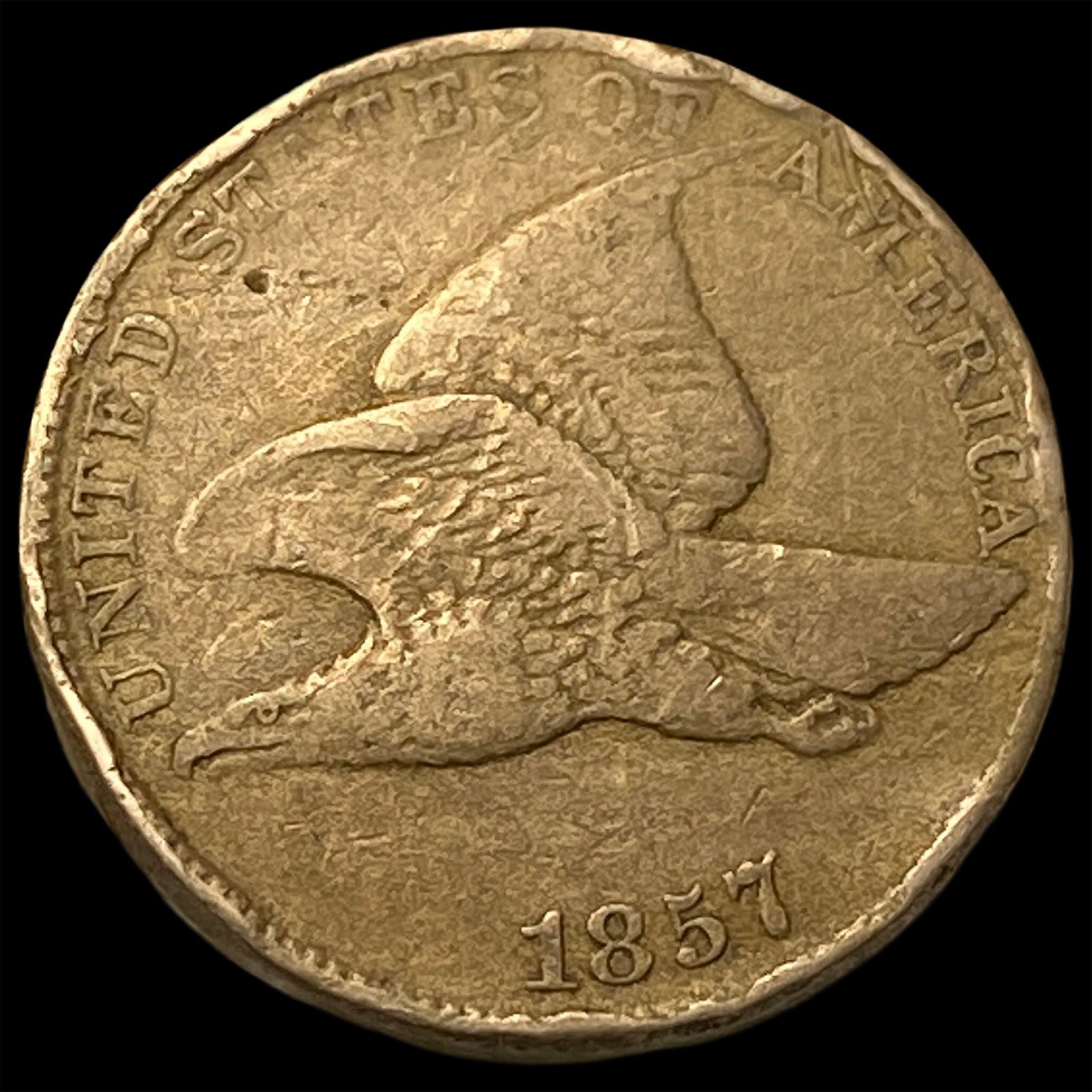 1857 Flying Eagle Cent LIGHTLY CIRCULATED: 1857 Flying Eagle Cent LIGHTLY CIRCULATED