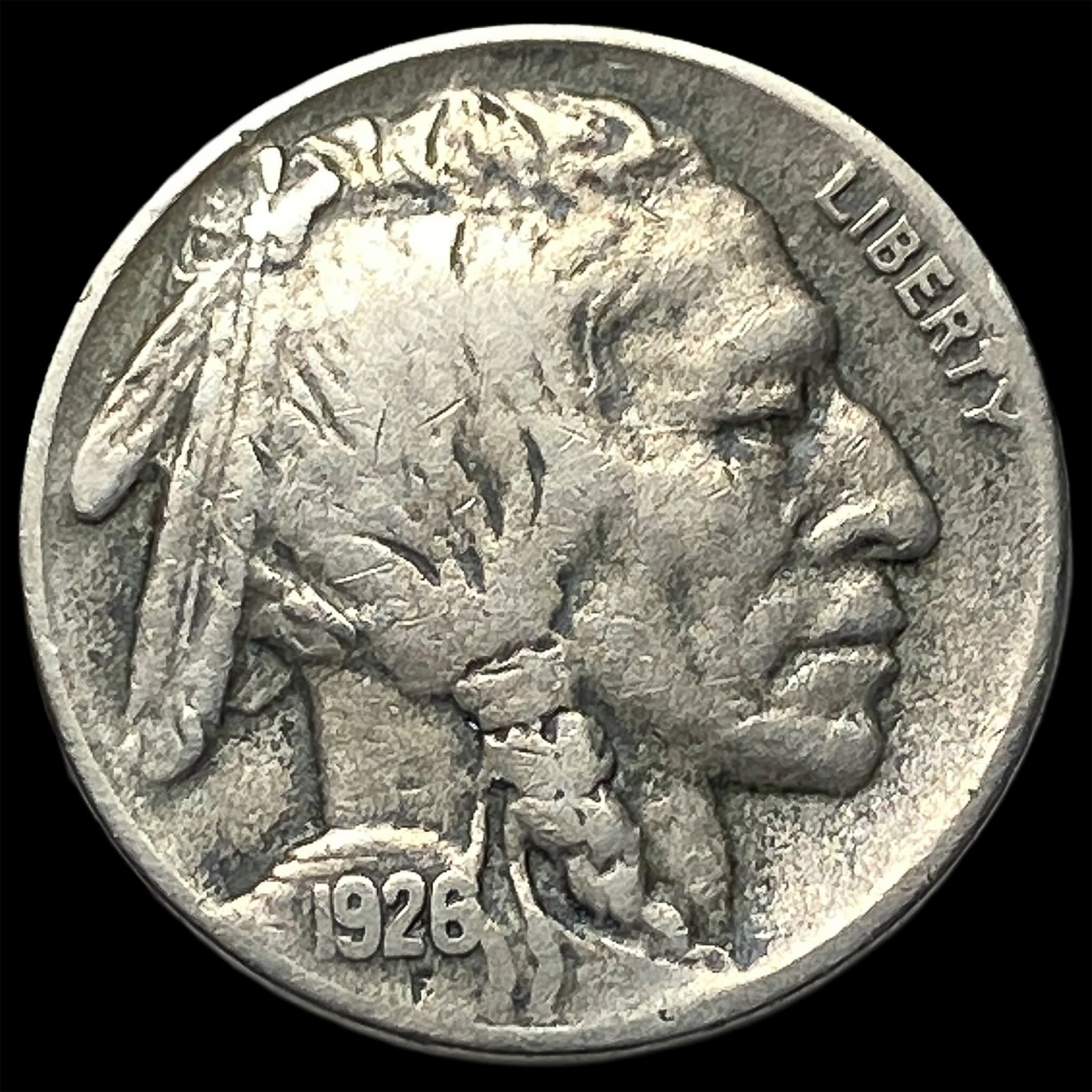 1926-S Buffalo Nickel ABOUT UNCIRCULATED: 1926-S Buffalo Nickel ABOUT UNCIRCULATED