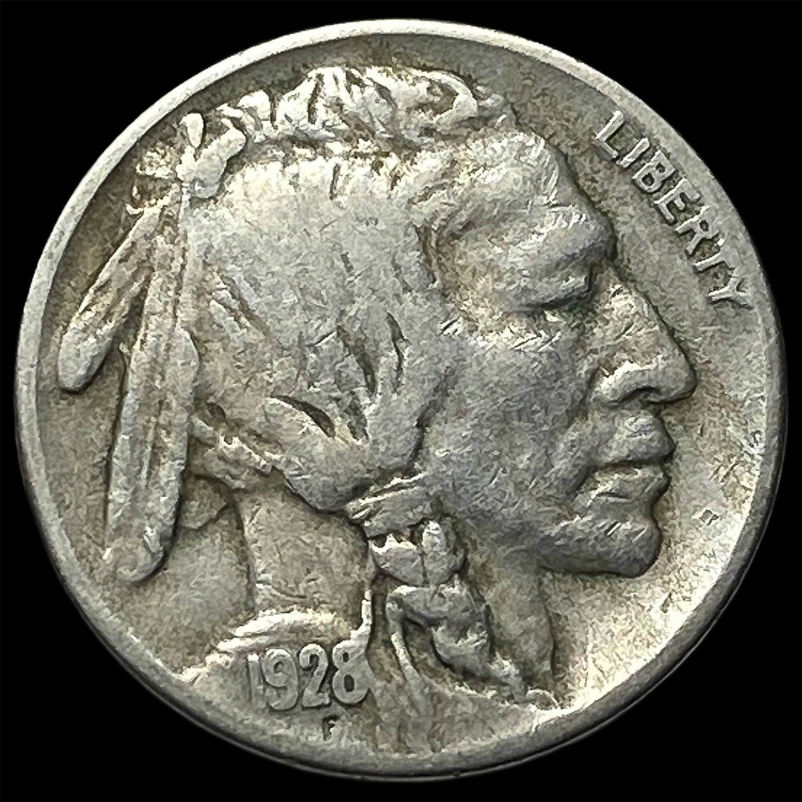 1928-S Buffalo Nickel NEARLY UNCIRCULATED: 1928-S Buffalo Nickel NEARLY UNCIRCULATED