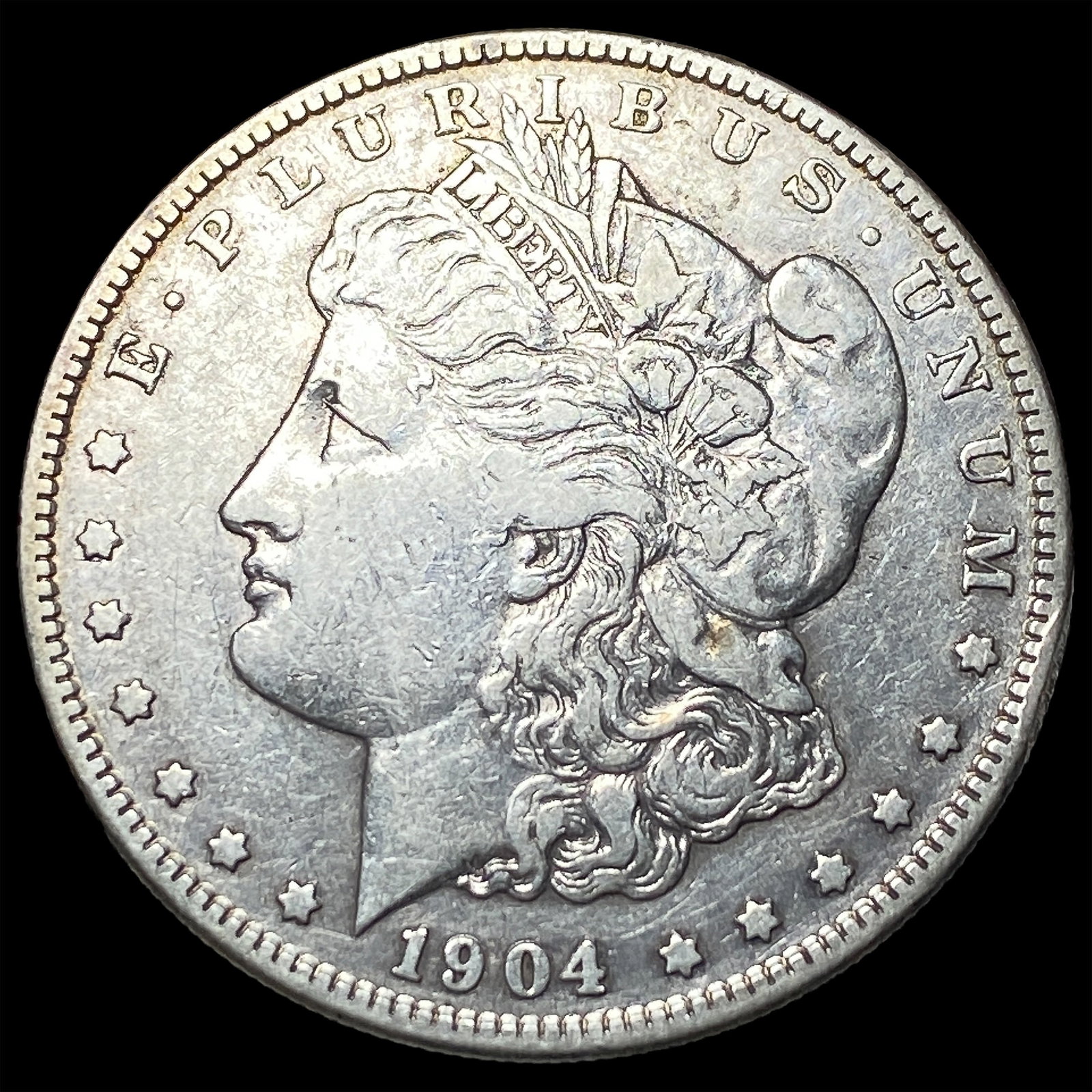 1904-S Silver Morgan Dollar NEARLY UNCIRCULATED: 1904-S Silver Morgan Dollar NEARLY UNCIRCULATED