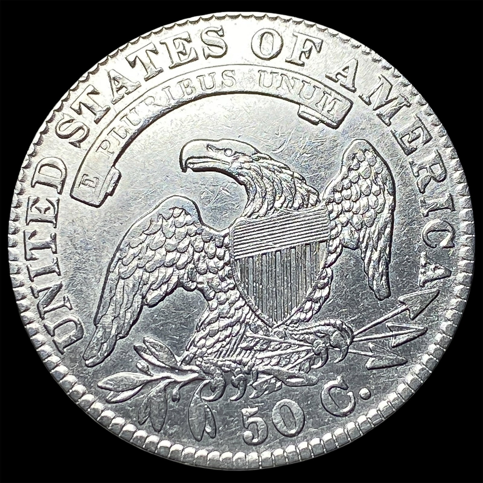 1831 Capped Bust Half Dollar CLOSELY UNCIRCULATED - 2
