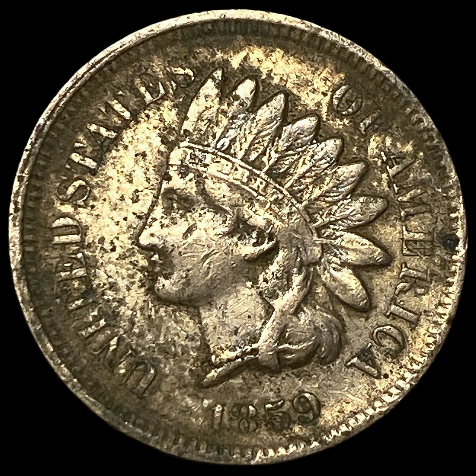 1859 Indian Head Cent LIGHTLY CIRCULATED: 1859 Indian Head Cent LIGHTLY CIRCULATED