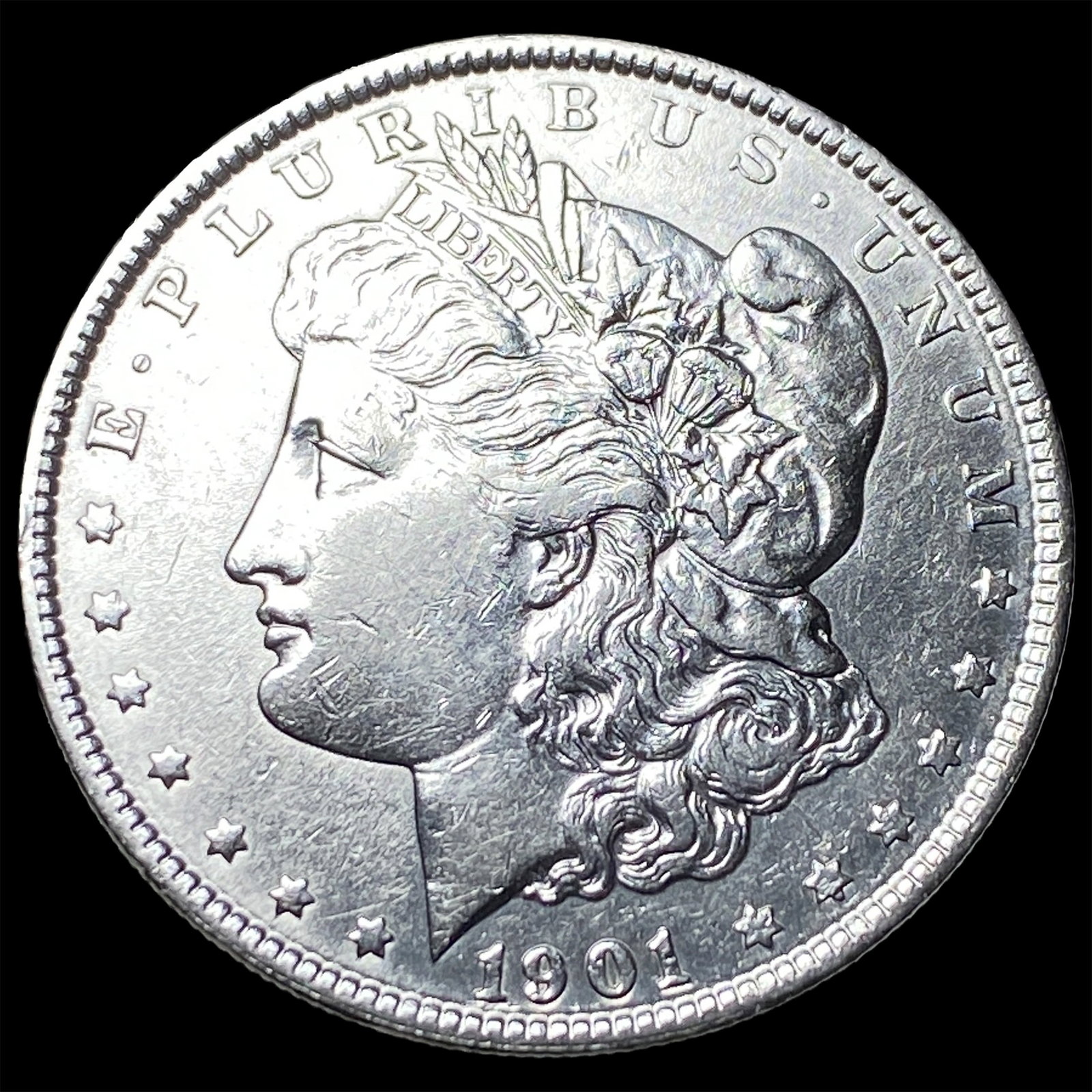1901 Morgan Silver Dollar CLOSELY UNCIRCULATED: 1901 Morgan Silver Dollar CLOSELY UNCIRCULATED