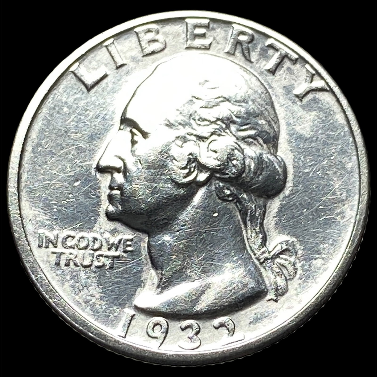 1932-D Silver Washington Quarter CLOSELY UNCIRCULATED: 1932-D Silver Washington Quarter CLOSELY UNCIRCULATED