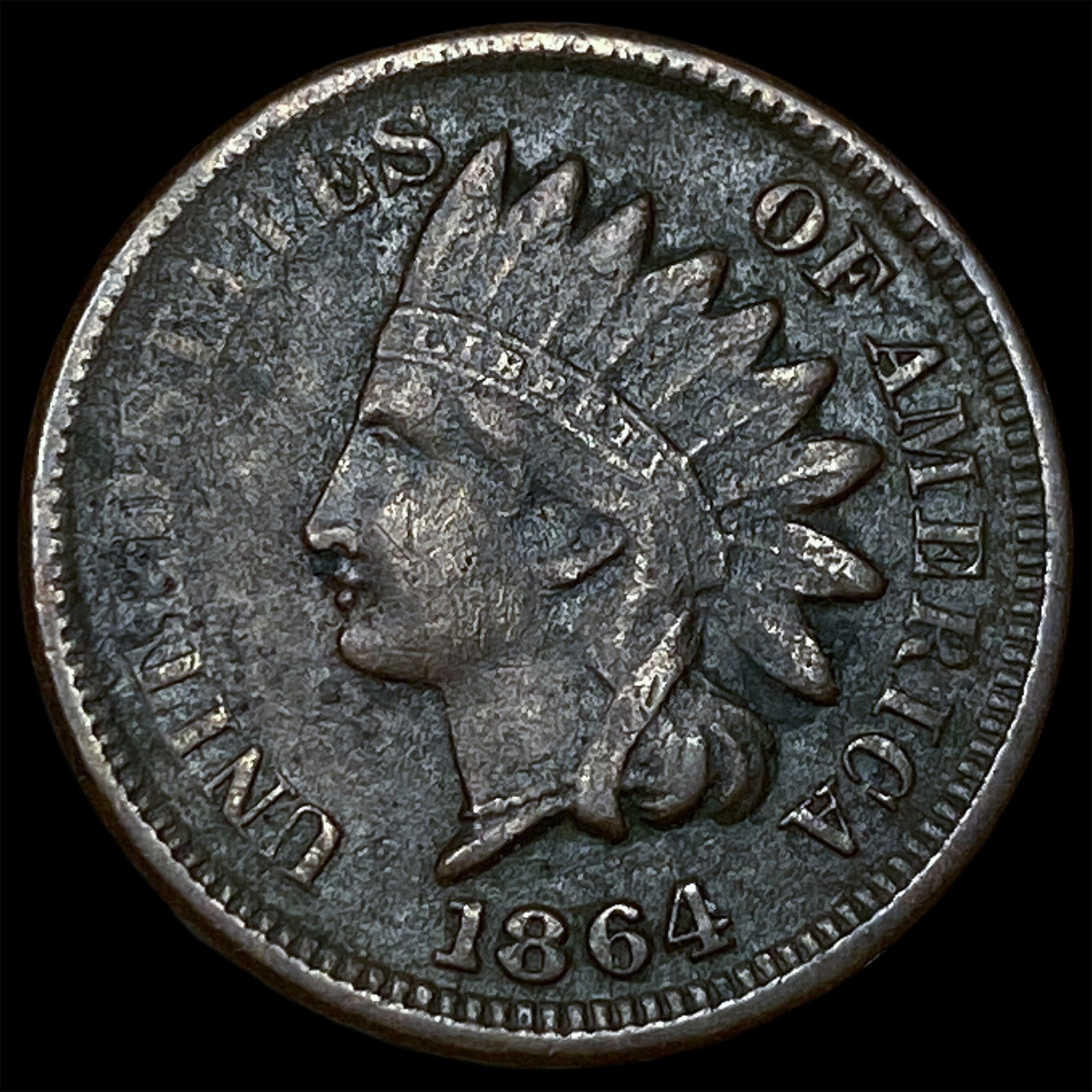 1864 Indian Head Cent NEARLY UNCIRCULATED: 1864 Indian Head Cent NEARLY UNCIRCULATED