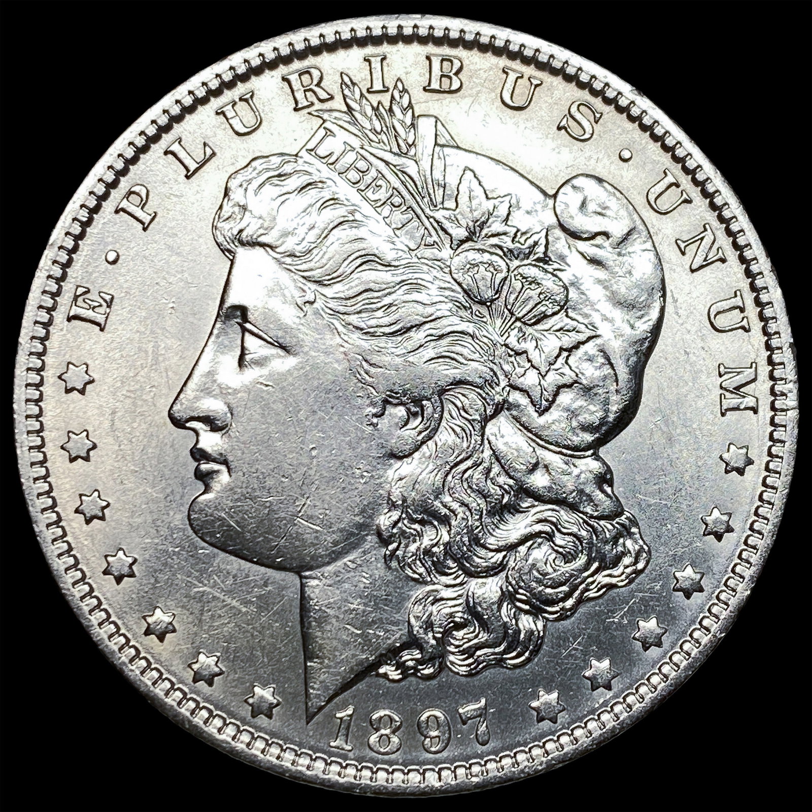 1897-O Silver Morgan Dollar ABOUT UNCIRCULATED: 1897-O Silver Morgan Dollar ABOUT UNCIRCULATED